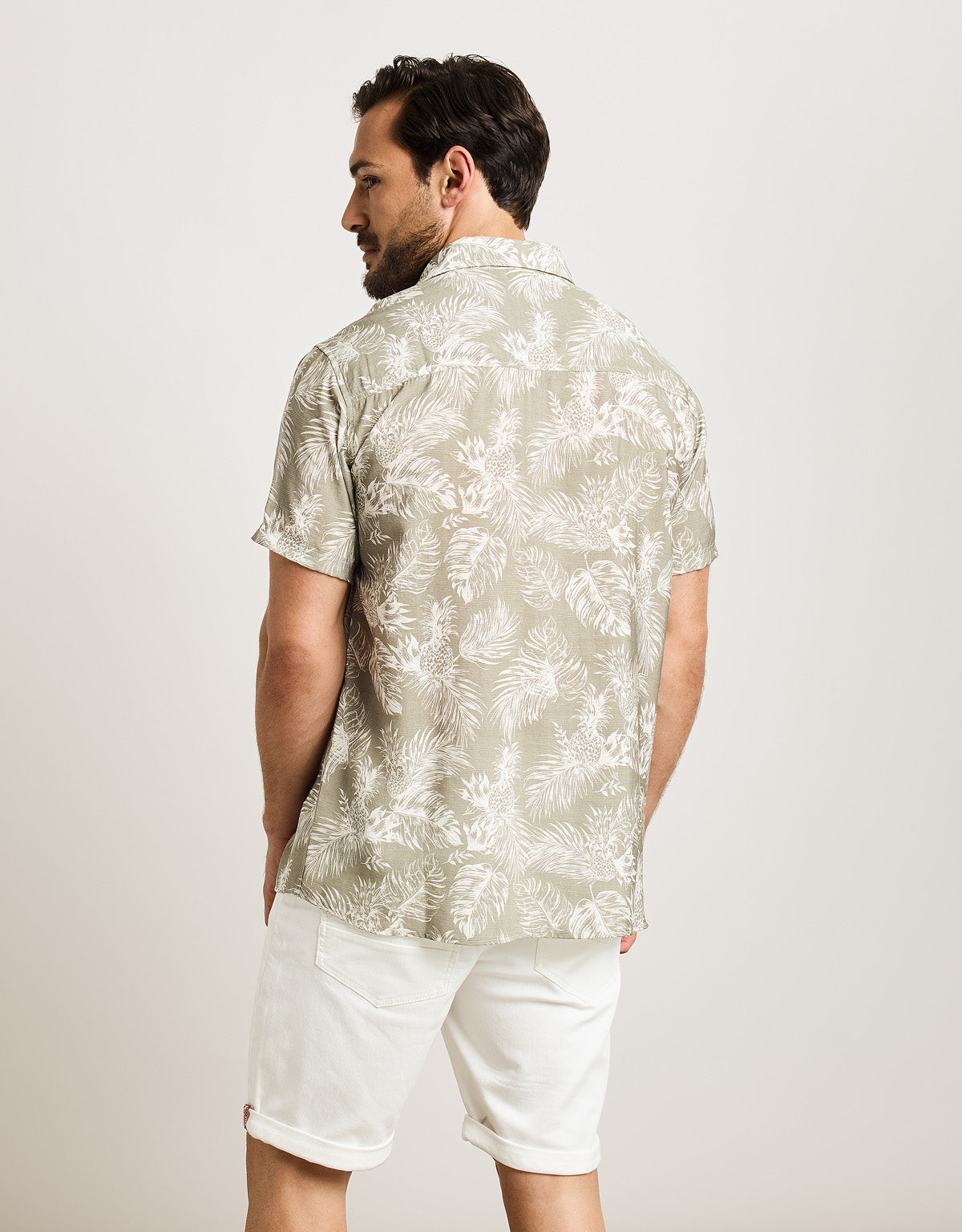 Camisa Manga Corta Caqui Claro - Westworld 3