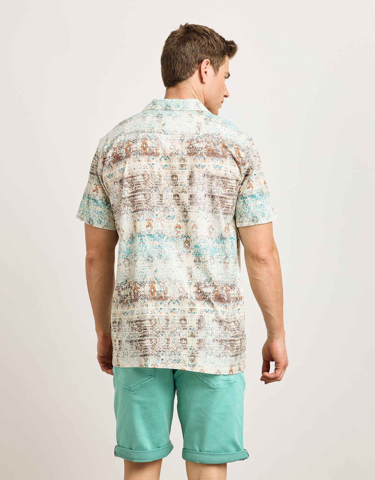 Camisa Manga Corta Multicolor - Marittima