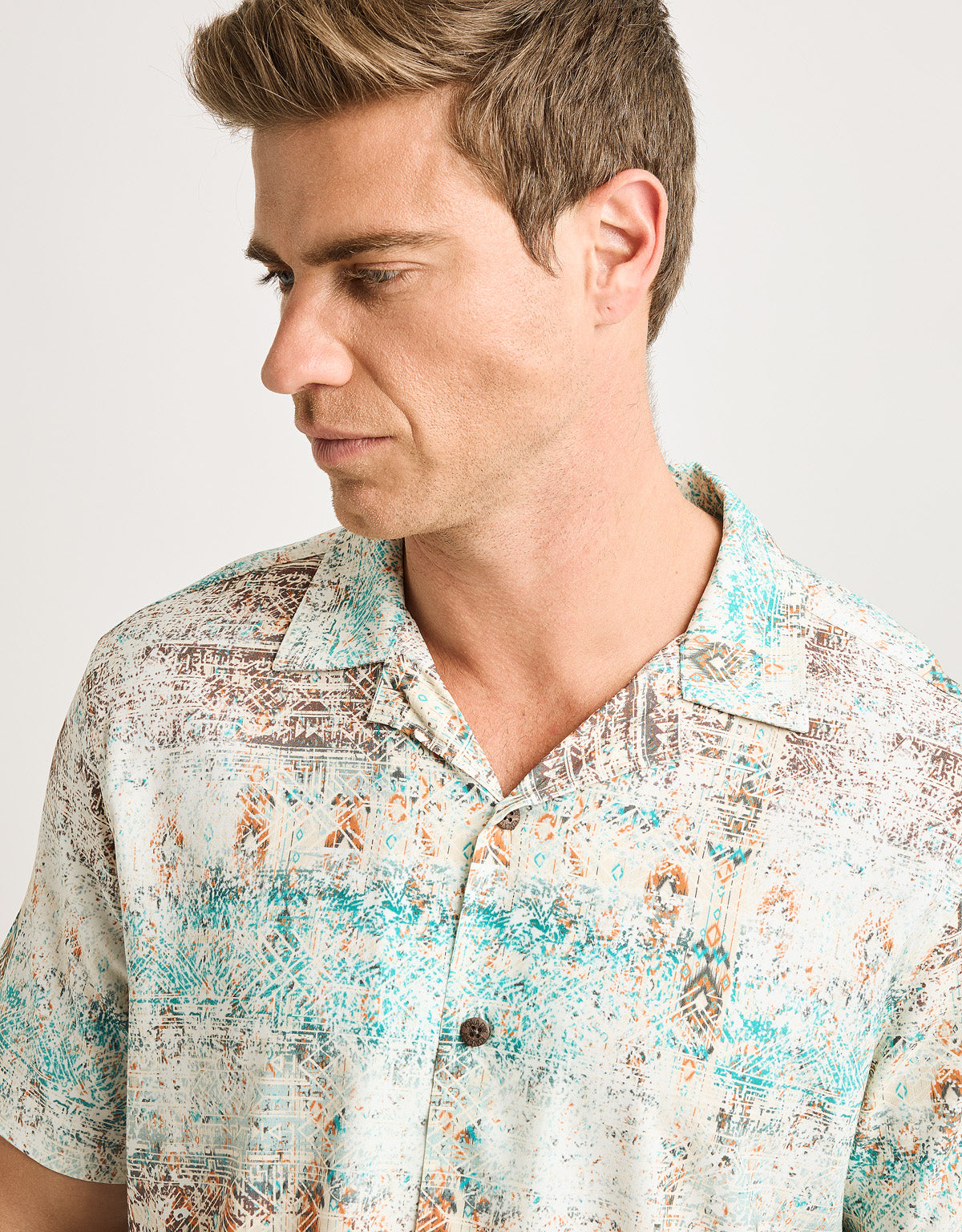 Camisa Manga Corta Multicolor - Marittima