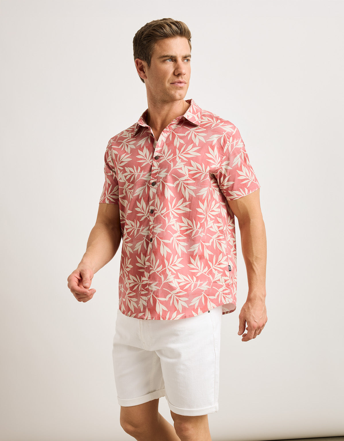 Camisa Manga Corta Coral - Avis