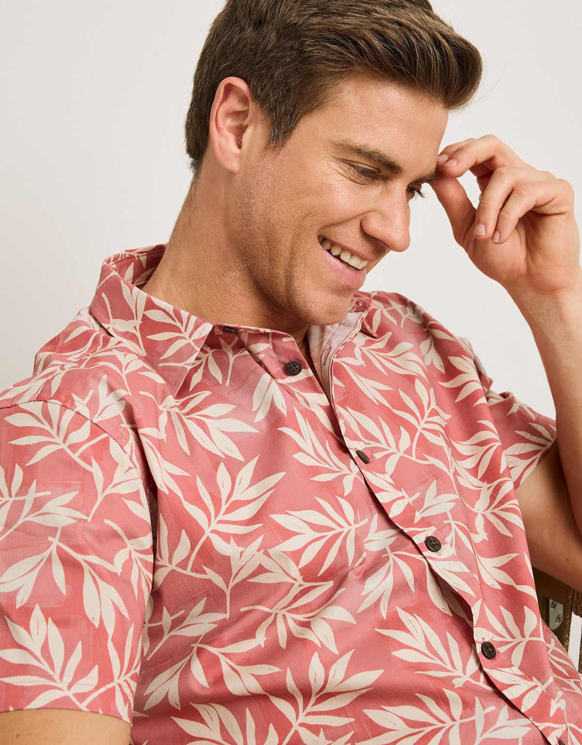 Camisa Manga Corta Coral - Avis