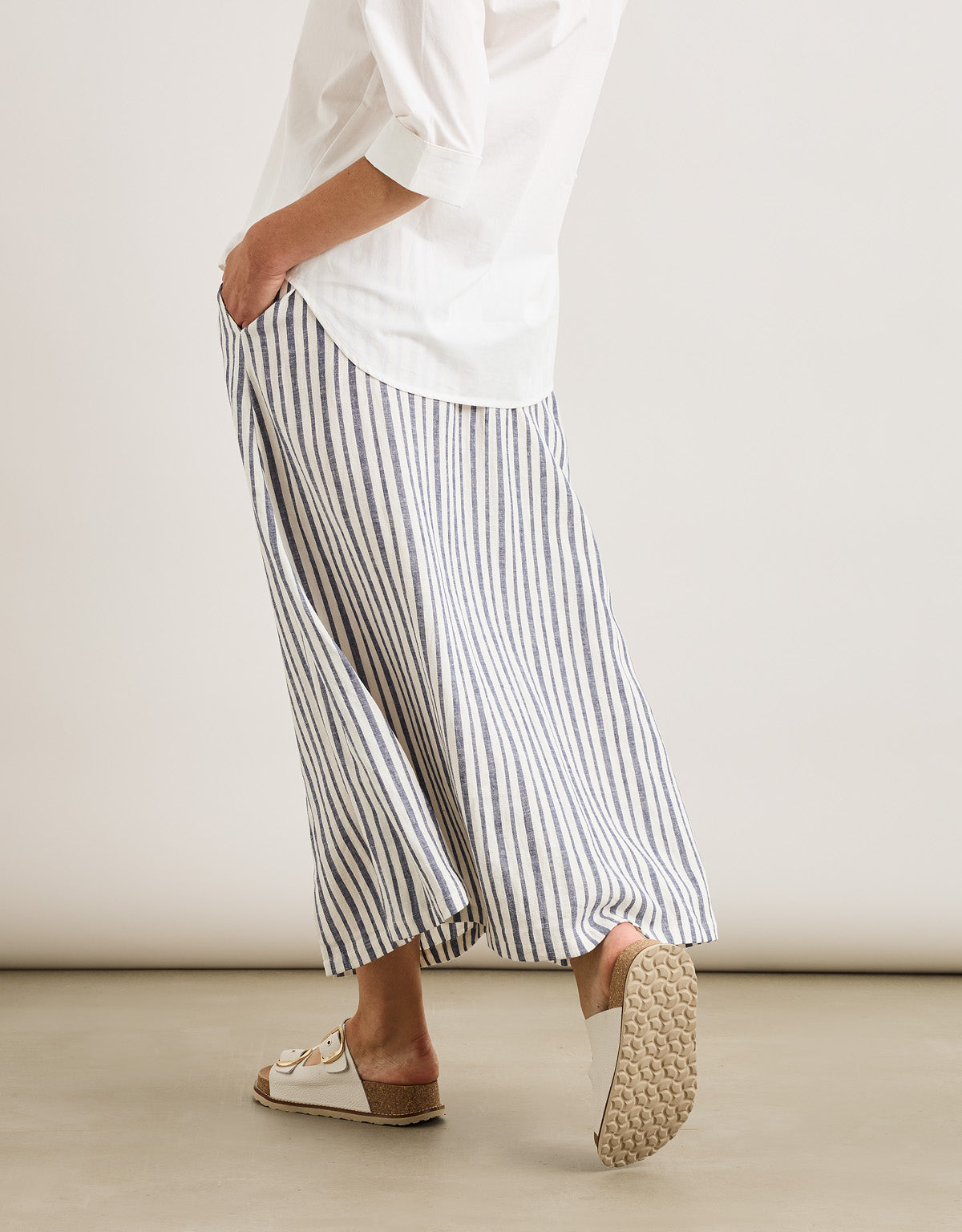 Falda Midi Azul - Sailora 2