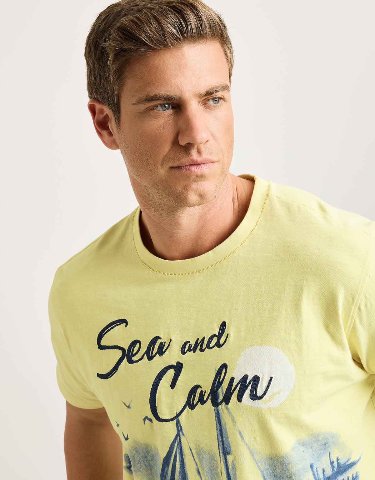 Camiseta Manga Corta Amarillo - Tropea 2