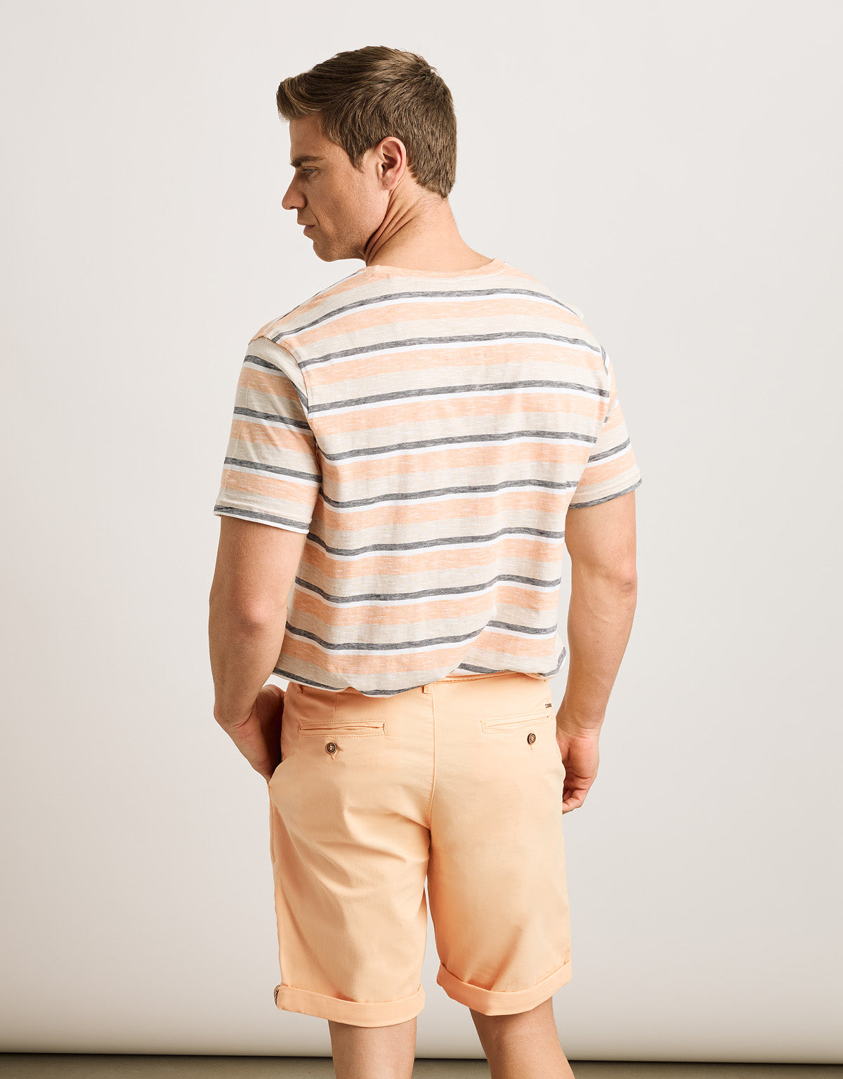 T-shirt orange à manches courtes - Galizaira