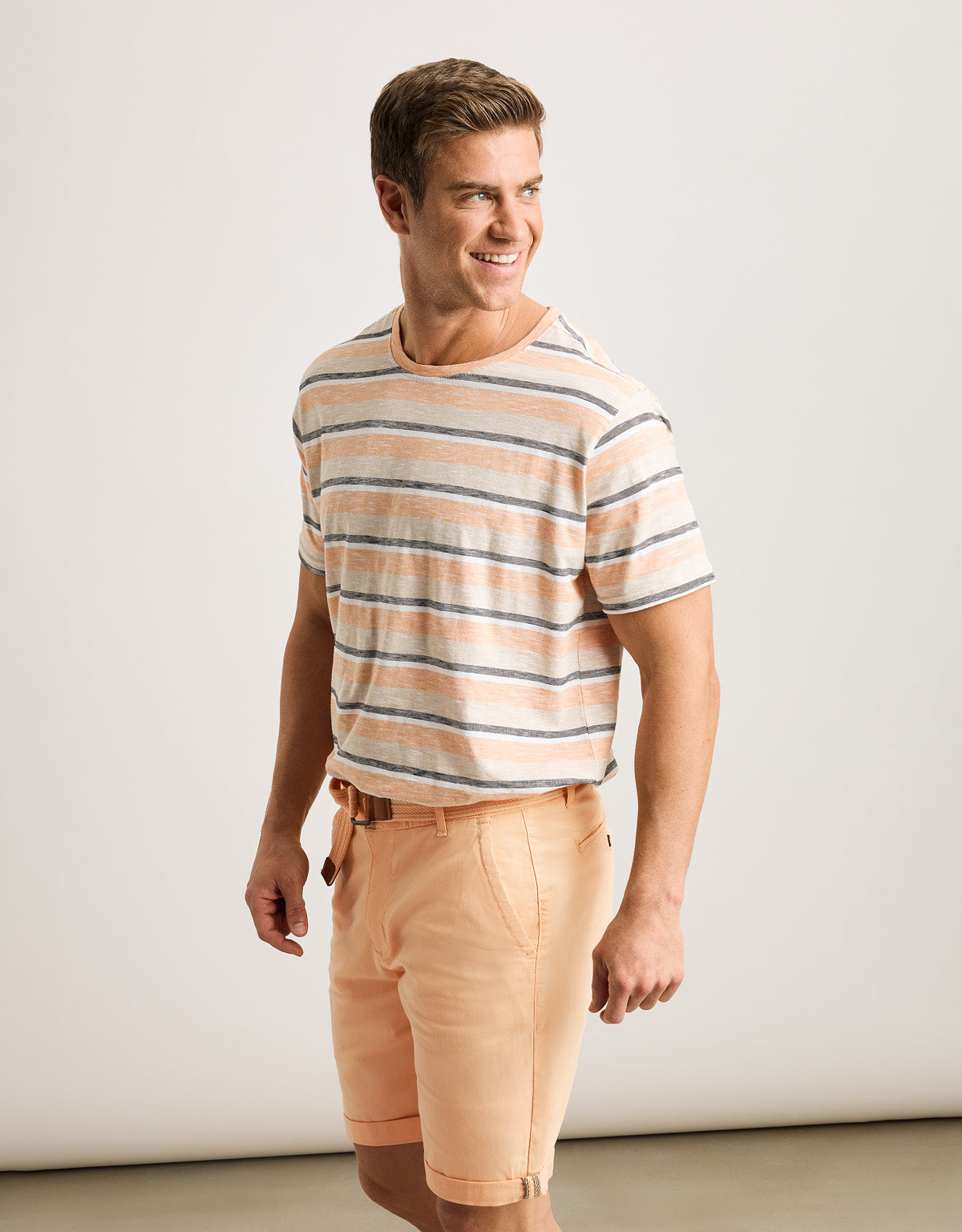 T-shirt orange à manches courtes - Galizaira