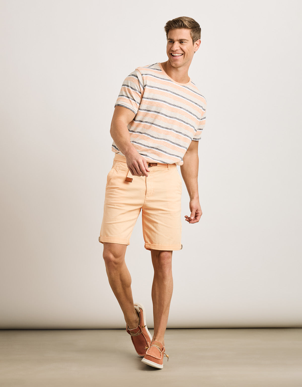 Bermuda Naranja Pastel - Steven 2