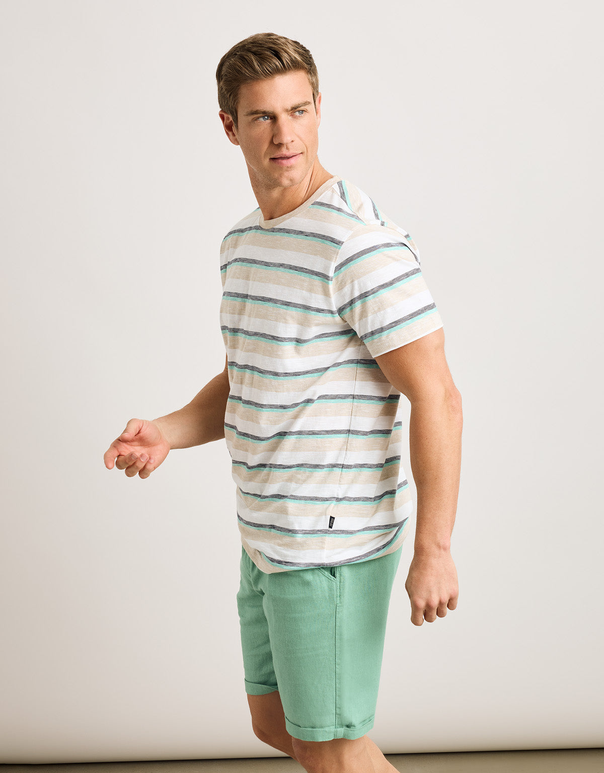 Camiseta Manga Corta Turquesa - Galizaira 4