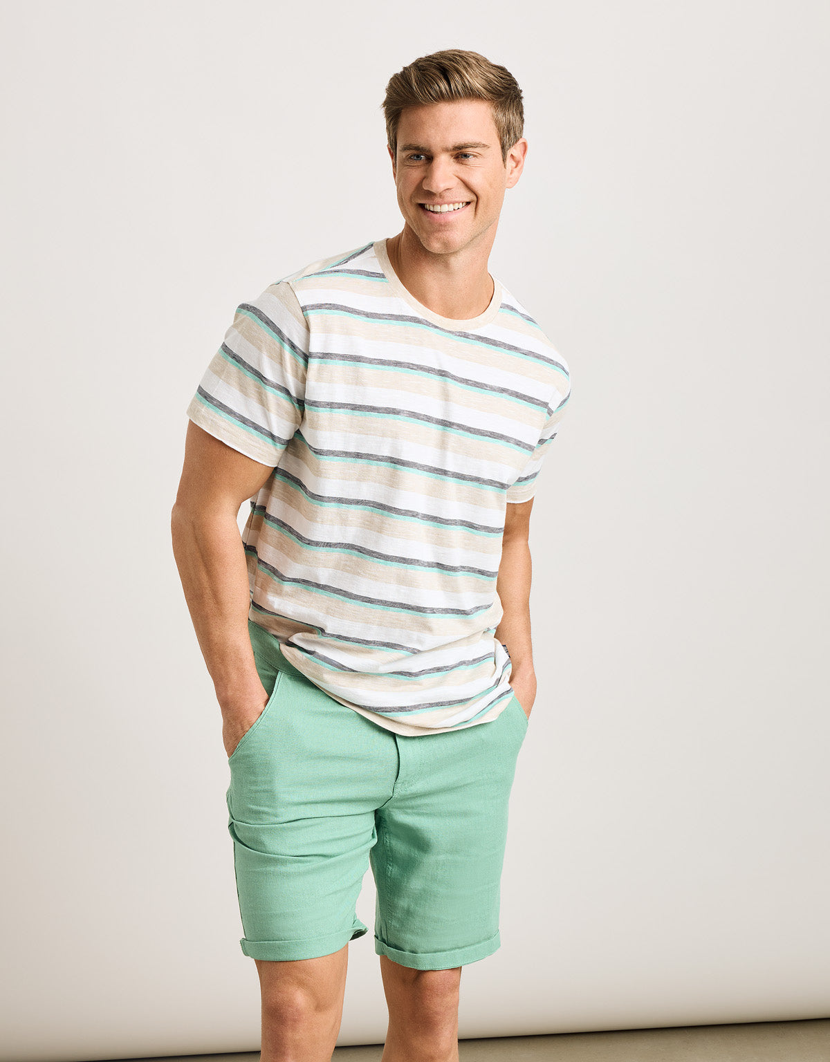 Camiseta Manga Corta Turquesa - Galizaira