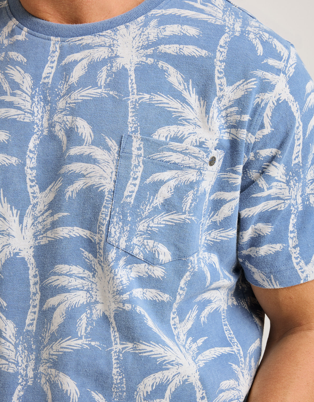 Camiseta Manga Corta Azul - Lagoa 4