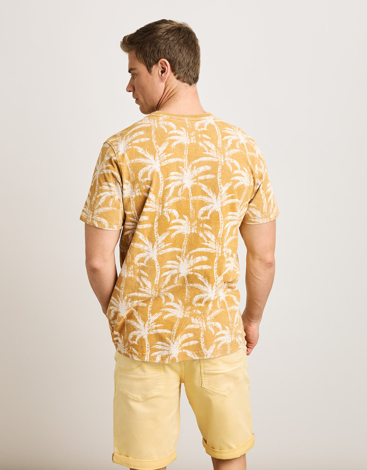 Camiseta Manga Corta Mostaza - Lagoa 3