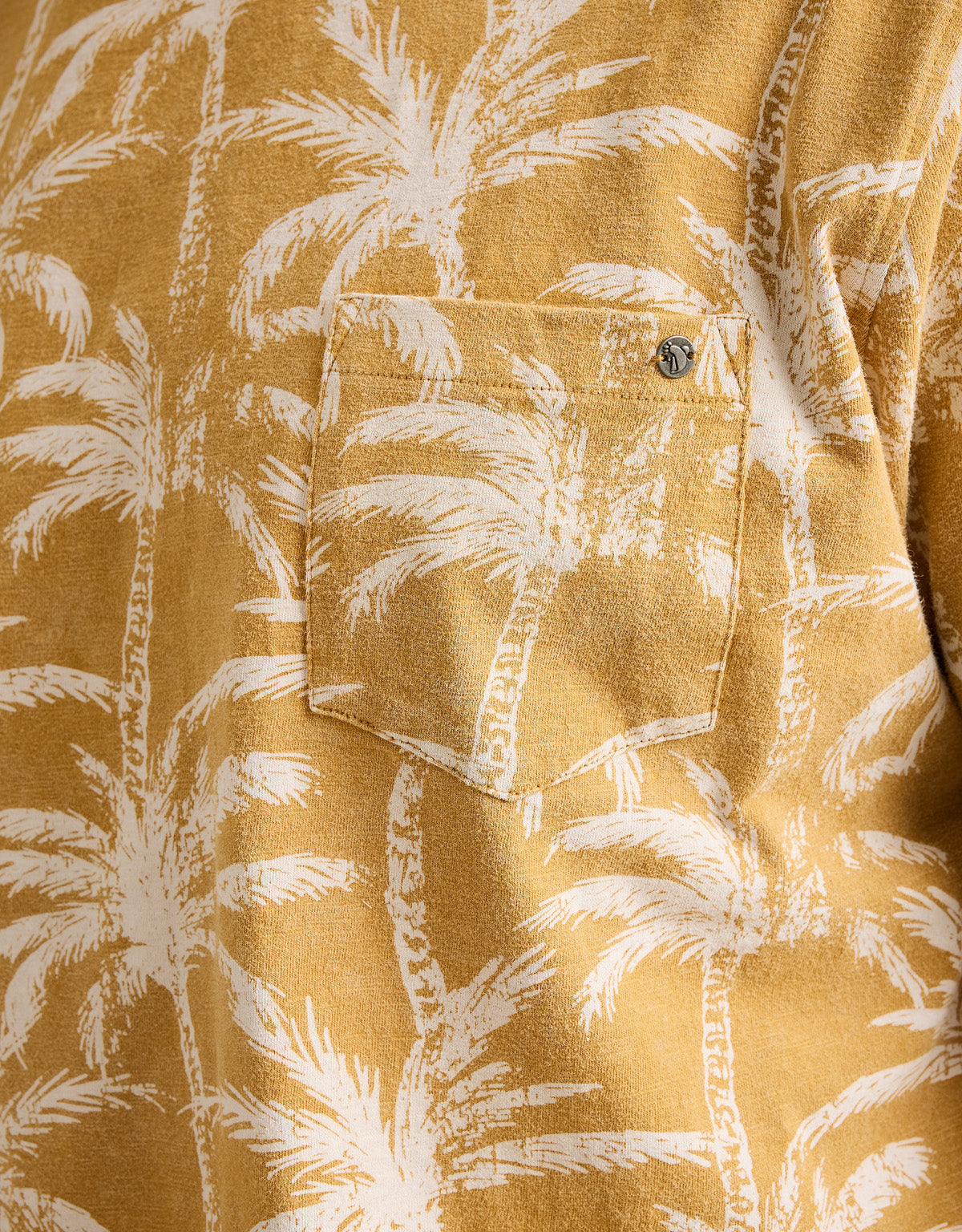 Camiseta Manga Corta Mostaza - Lagoa 5