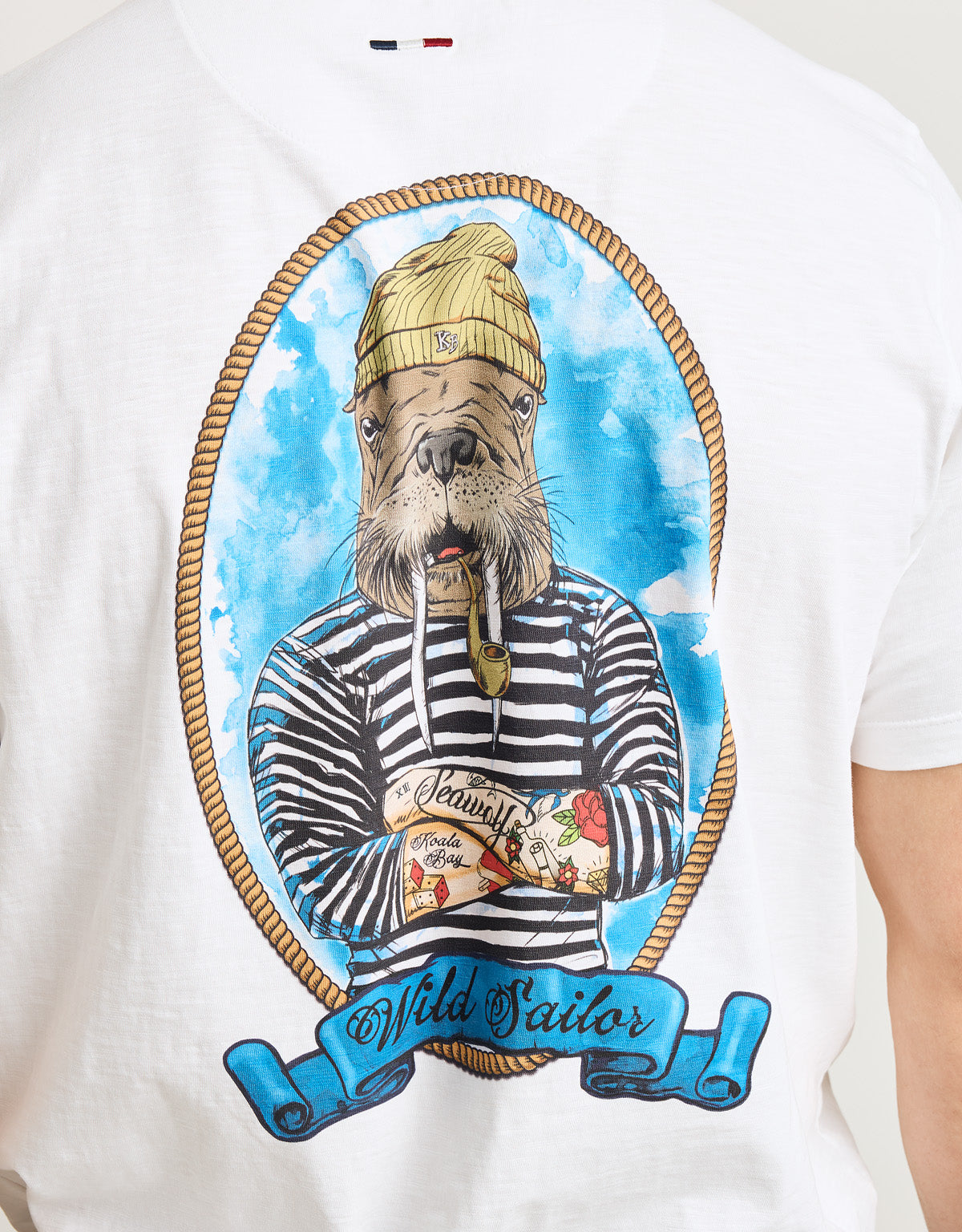 Camiseta Manga Corta Blanco - Morsalito 5