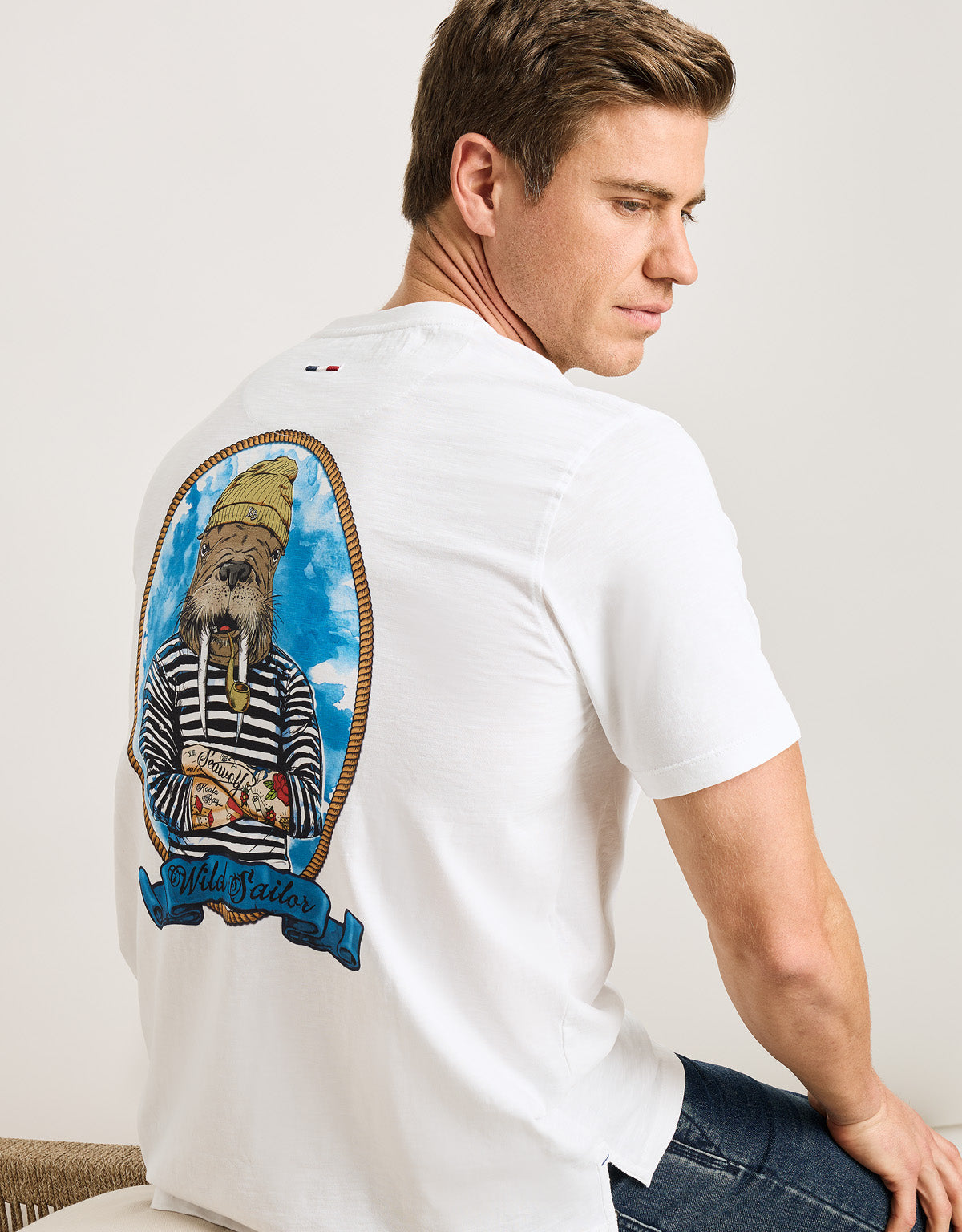 Camiseta Manga Corta Blanco - Morsalito