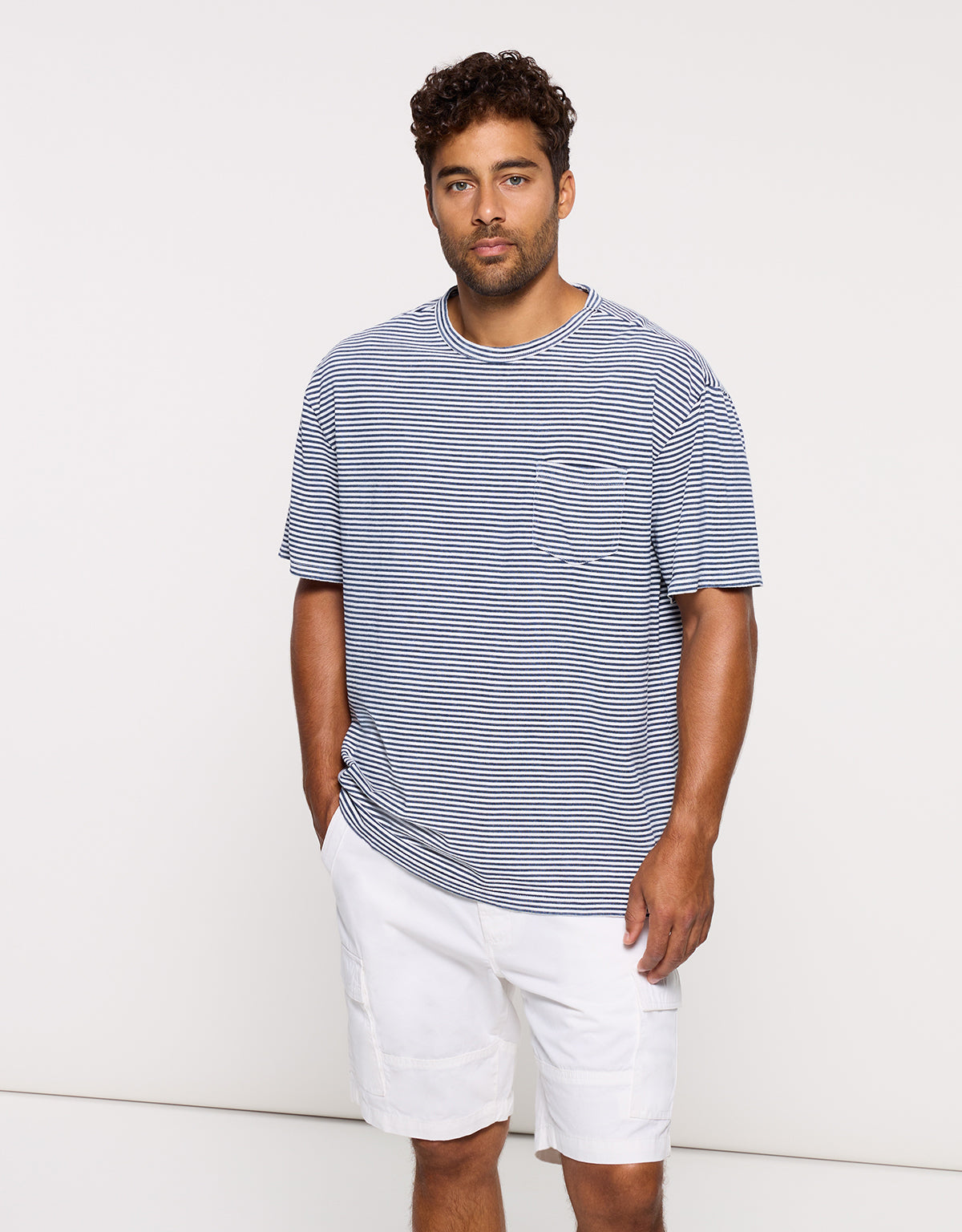 Camiseta Manga Corta Azul Marino - Efuete