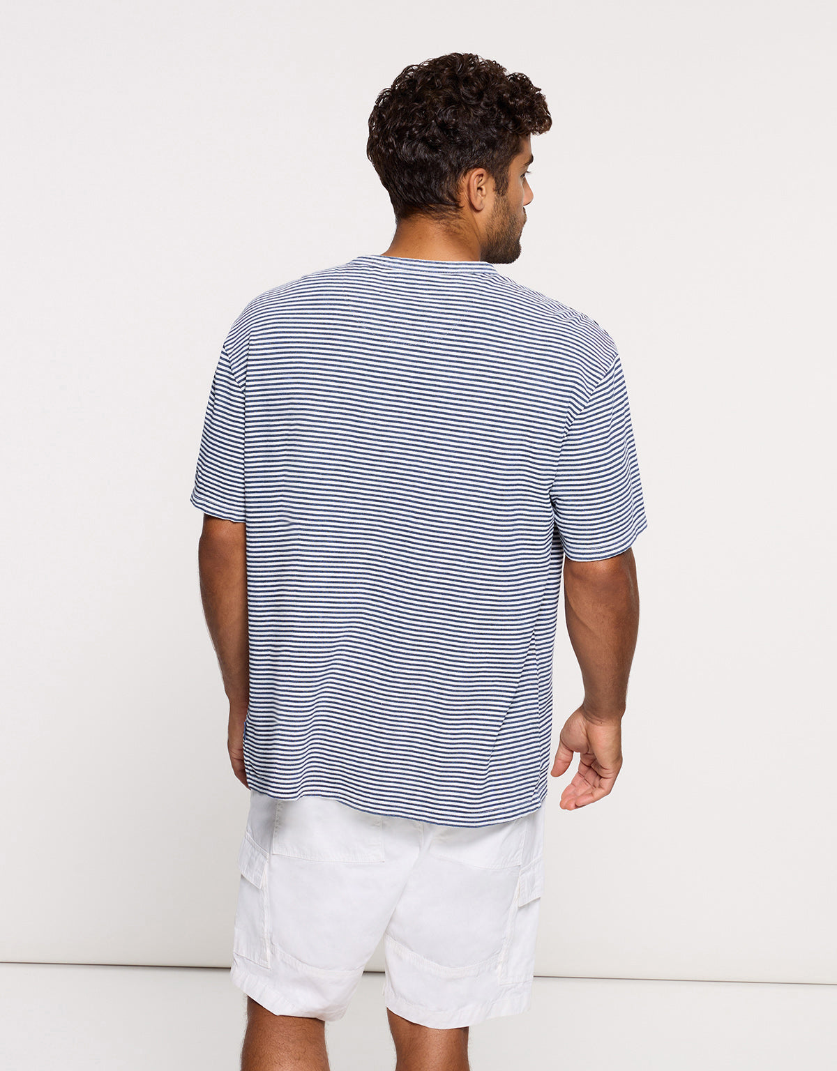 Camiseta Manga Corta Azul Marino - Efuete 4