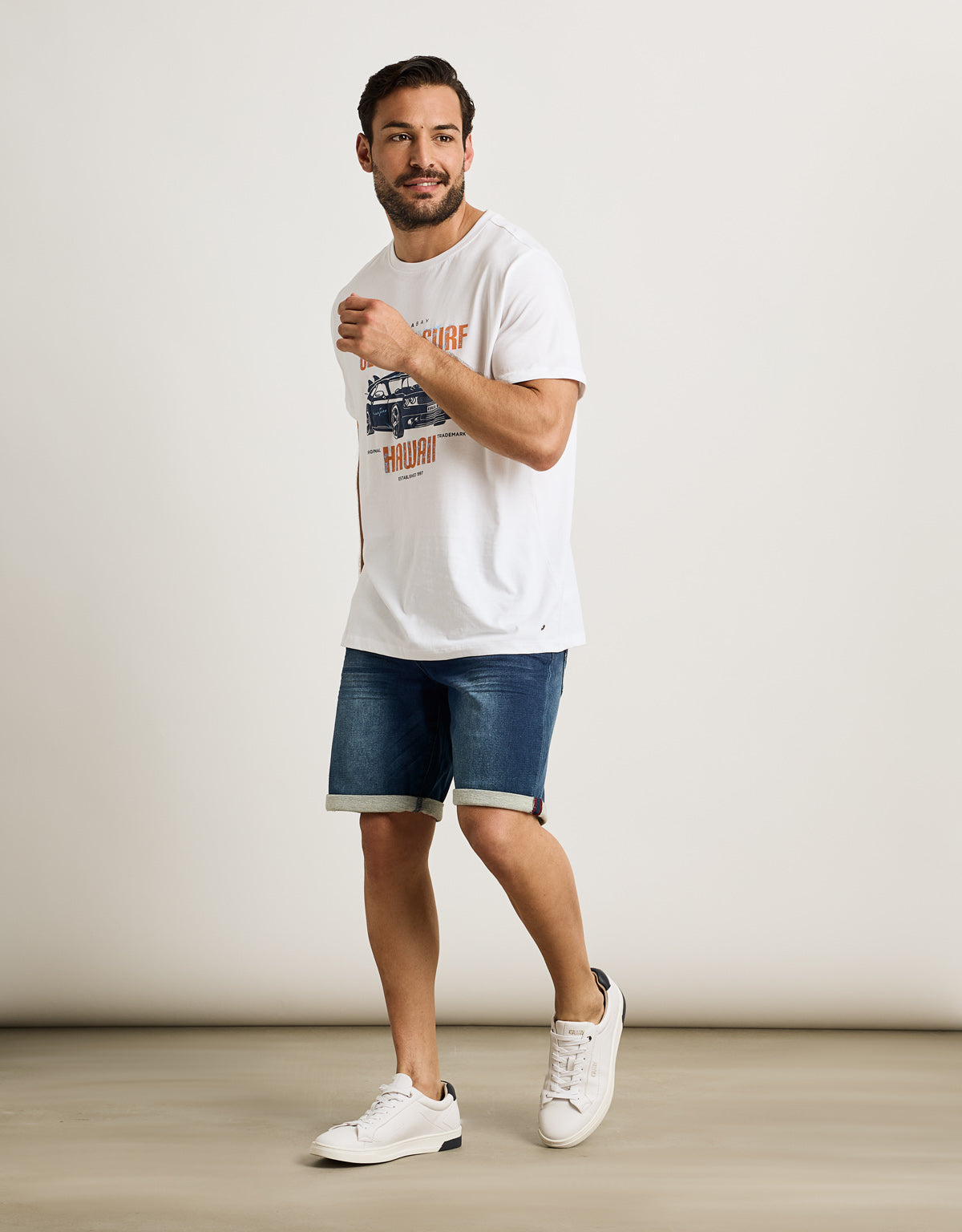 Camiseta Manga Corta Blanco - Grerry