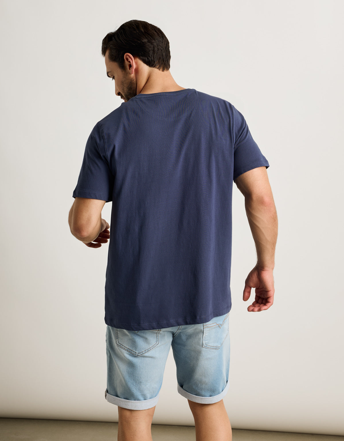 Camiseta Manga Corta Azul Marino - Kalambi 3