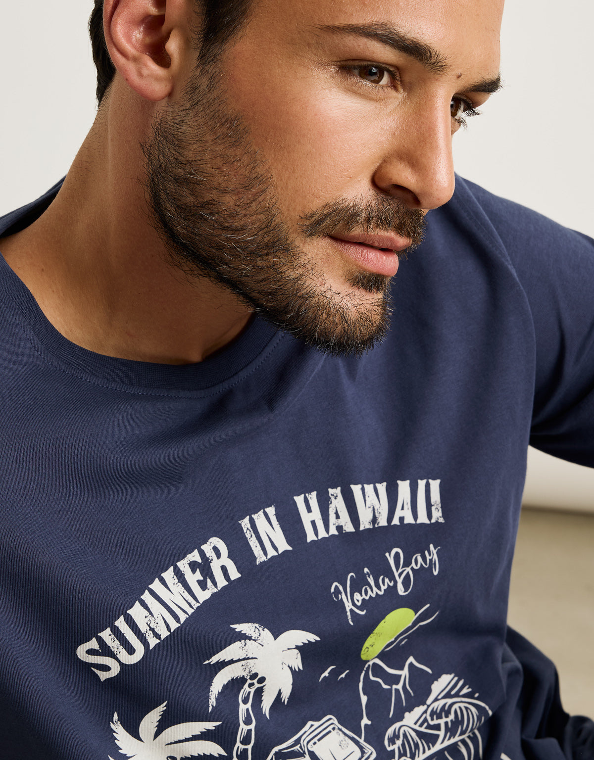 Camiseta Manga Corta Azul Marino - Kalambi 2