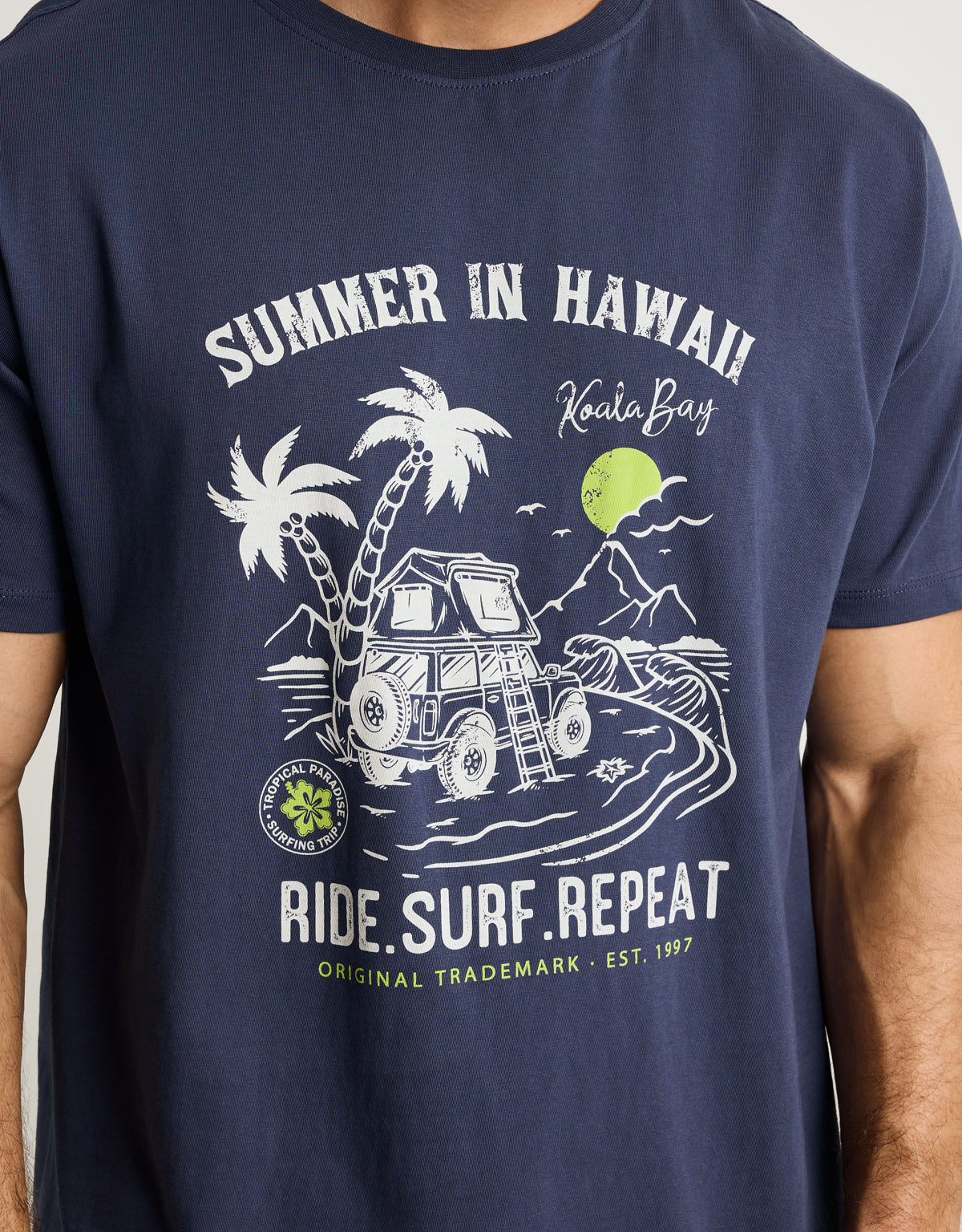 Camiseta Manga Corta Azul Marino - Kalambi 4