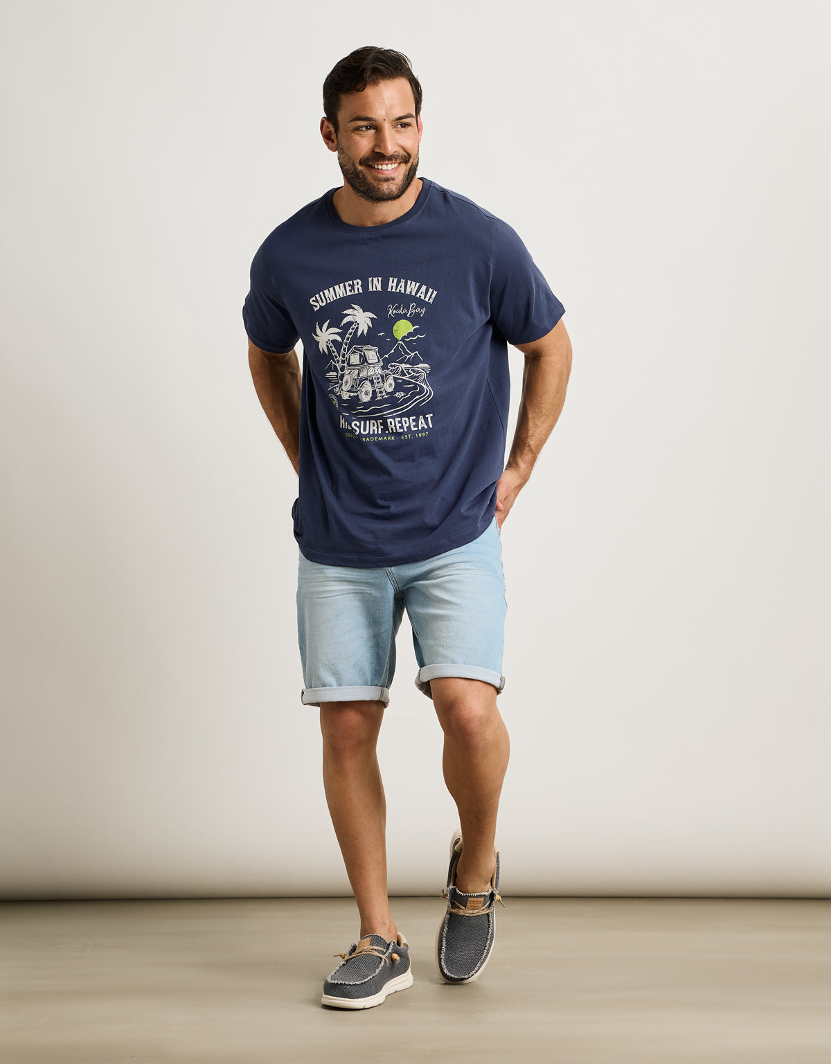 Camiseta Manga Corta Azul Marino - Kalambi 5