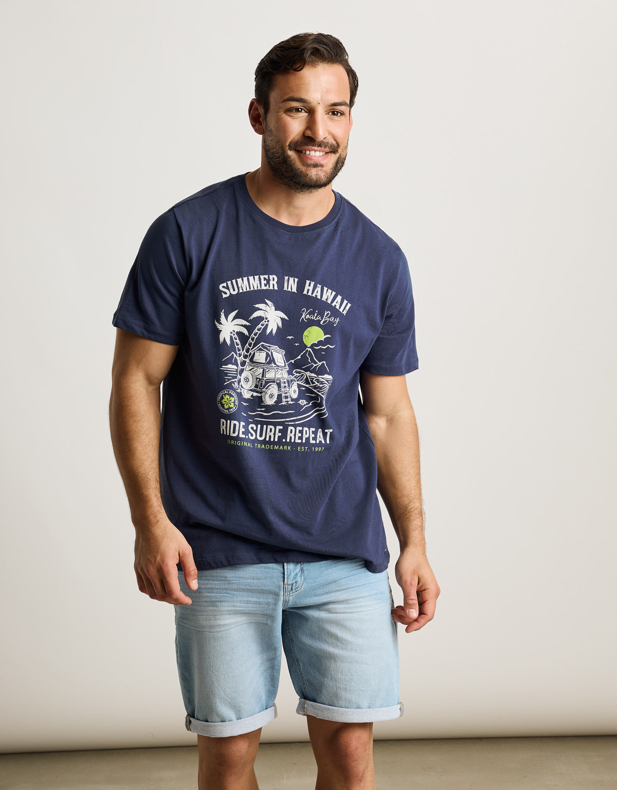 Camiseta Manga Corta Azul Marino - Kalambi