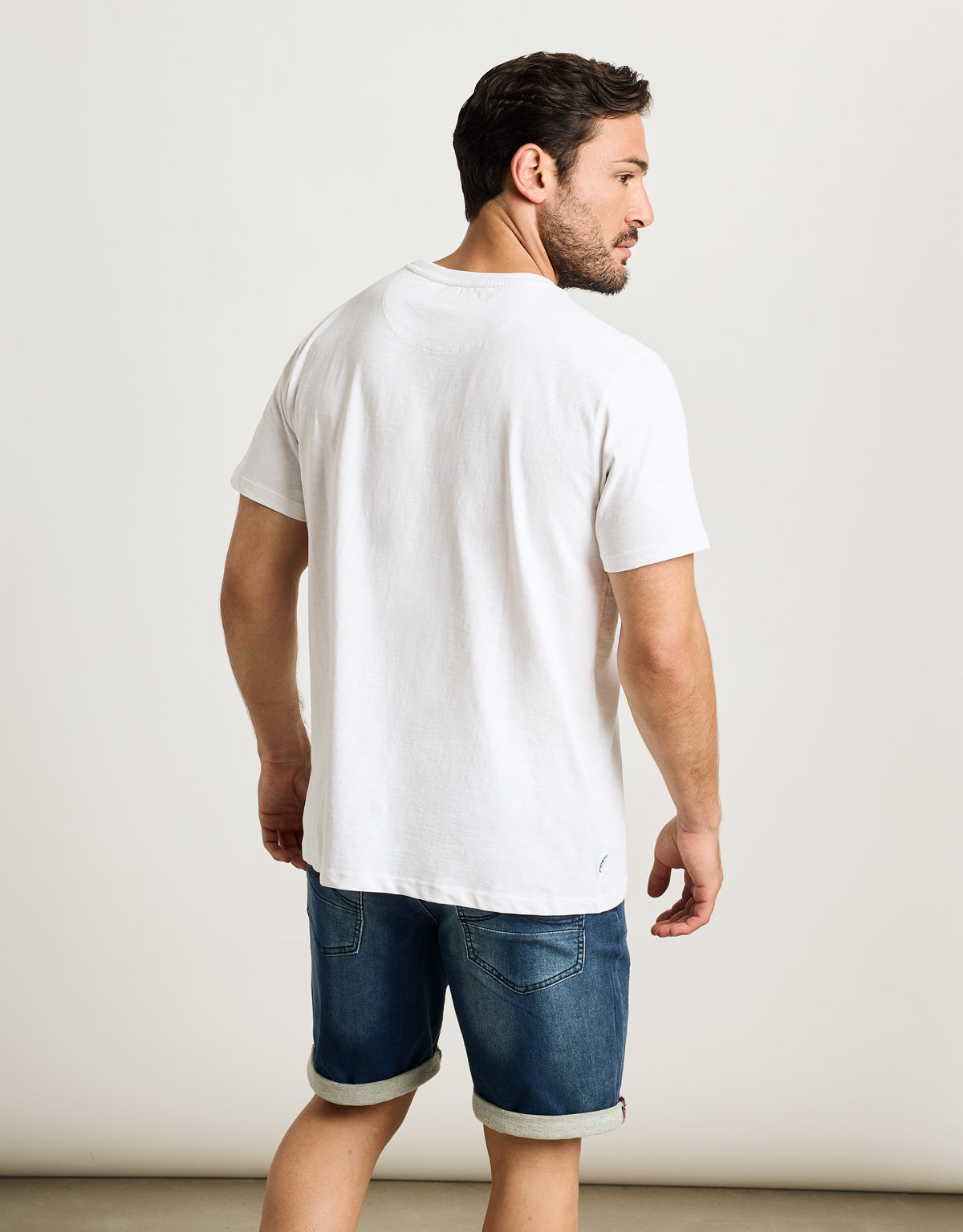 Camiseta Manga Corta Blanco - Rugusu 3