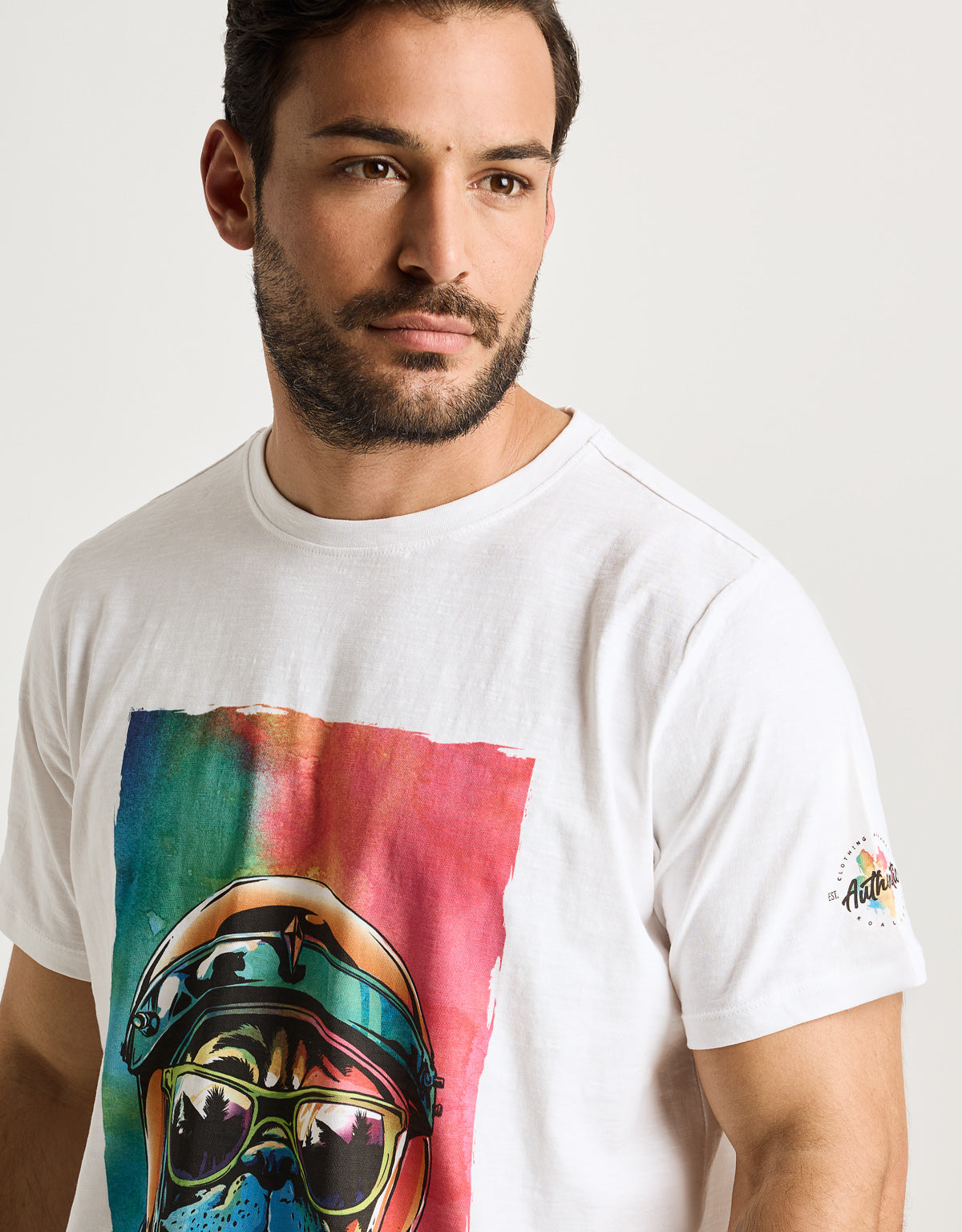 Camiseta Manga Corta Blanco - Rugusu 5