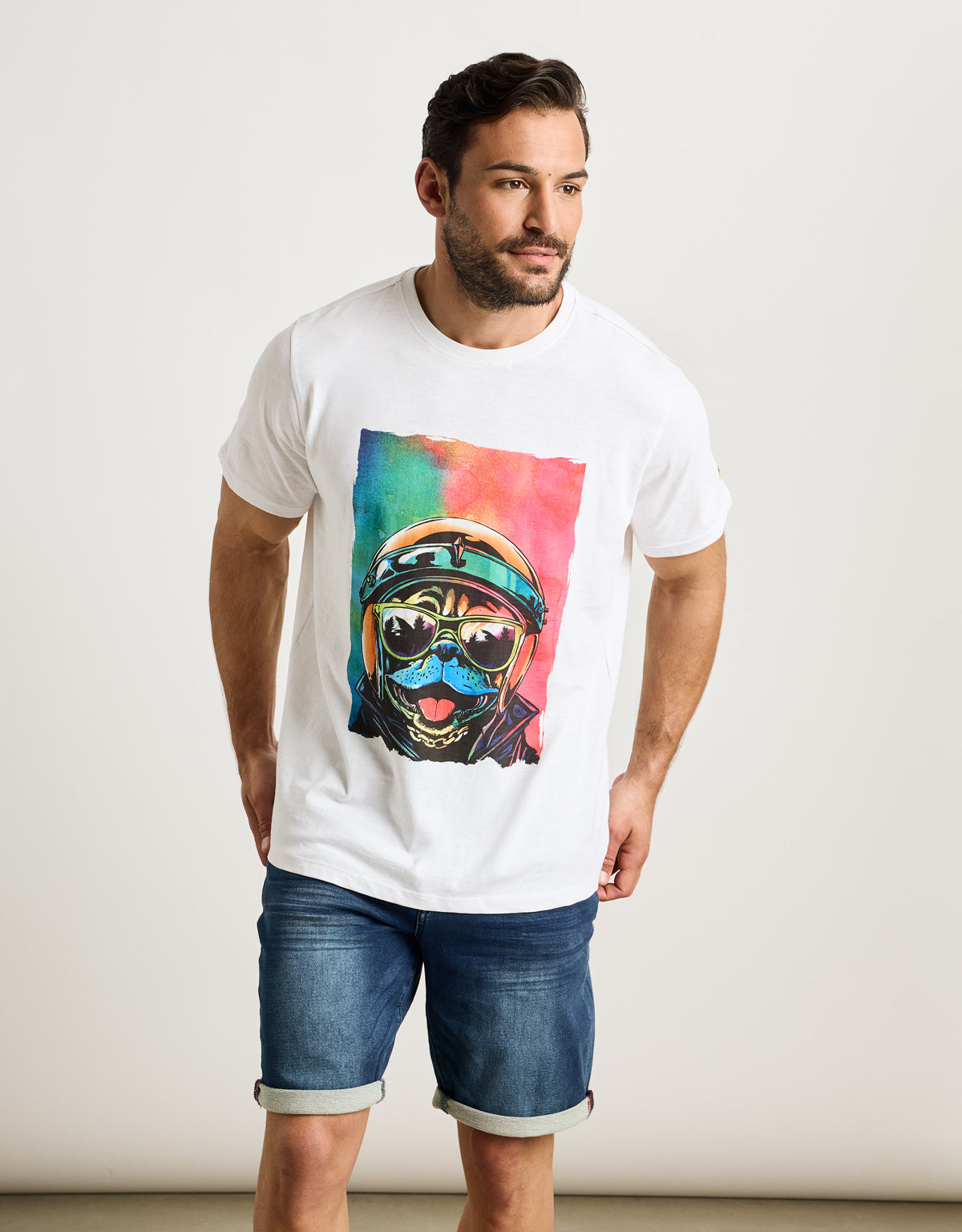 Camiseta Manga Corta Blanco - Rugusu