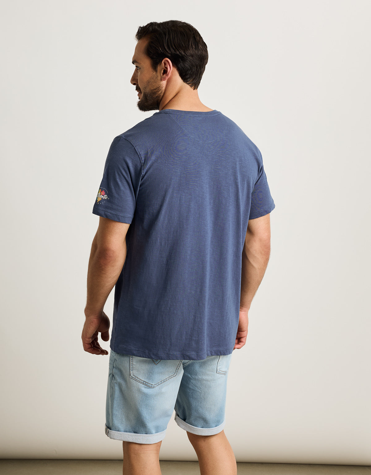 Camiseta Manga Corta Azul Marino - Rugusu 2