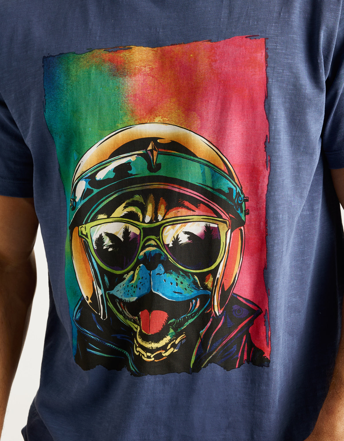 Camiseta Manga Corta Azul Marino - Rugusu 6