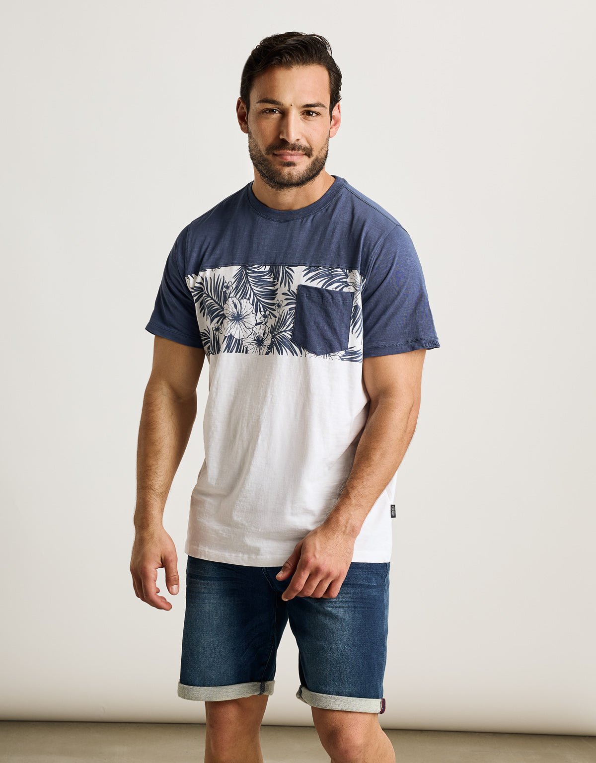 Camiseta Manga Corta Azul - Nausita