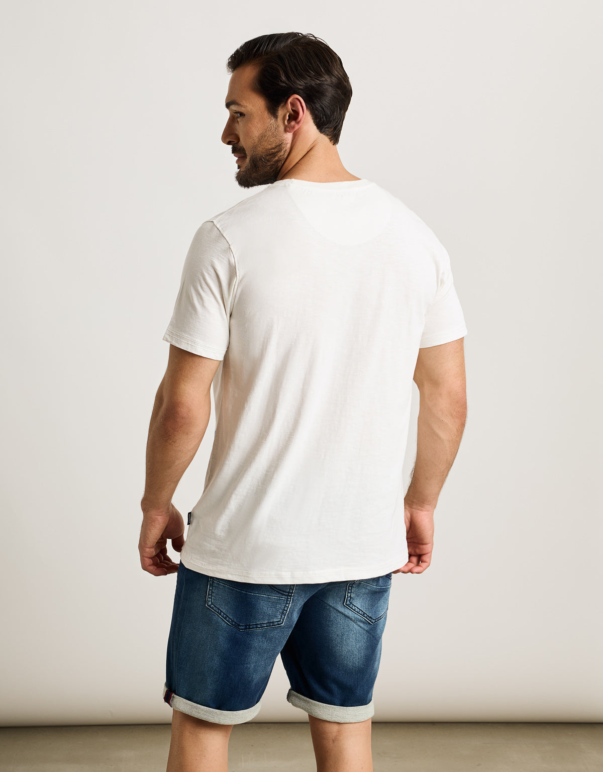 Camiseta Manga Corta Blanco - Kibus 3