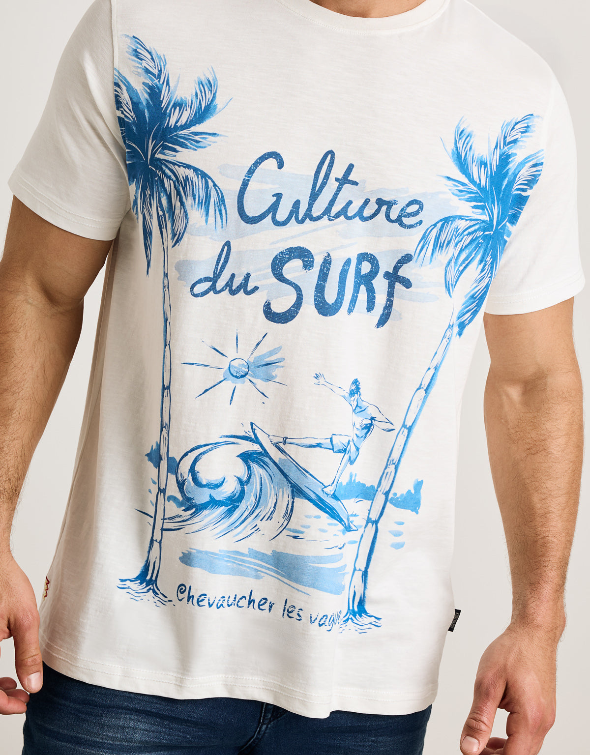 Camiseta Manga Corta Blanco - Kibus 4