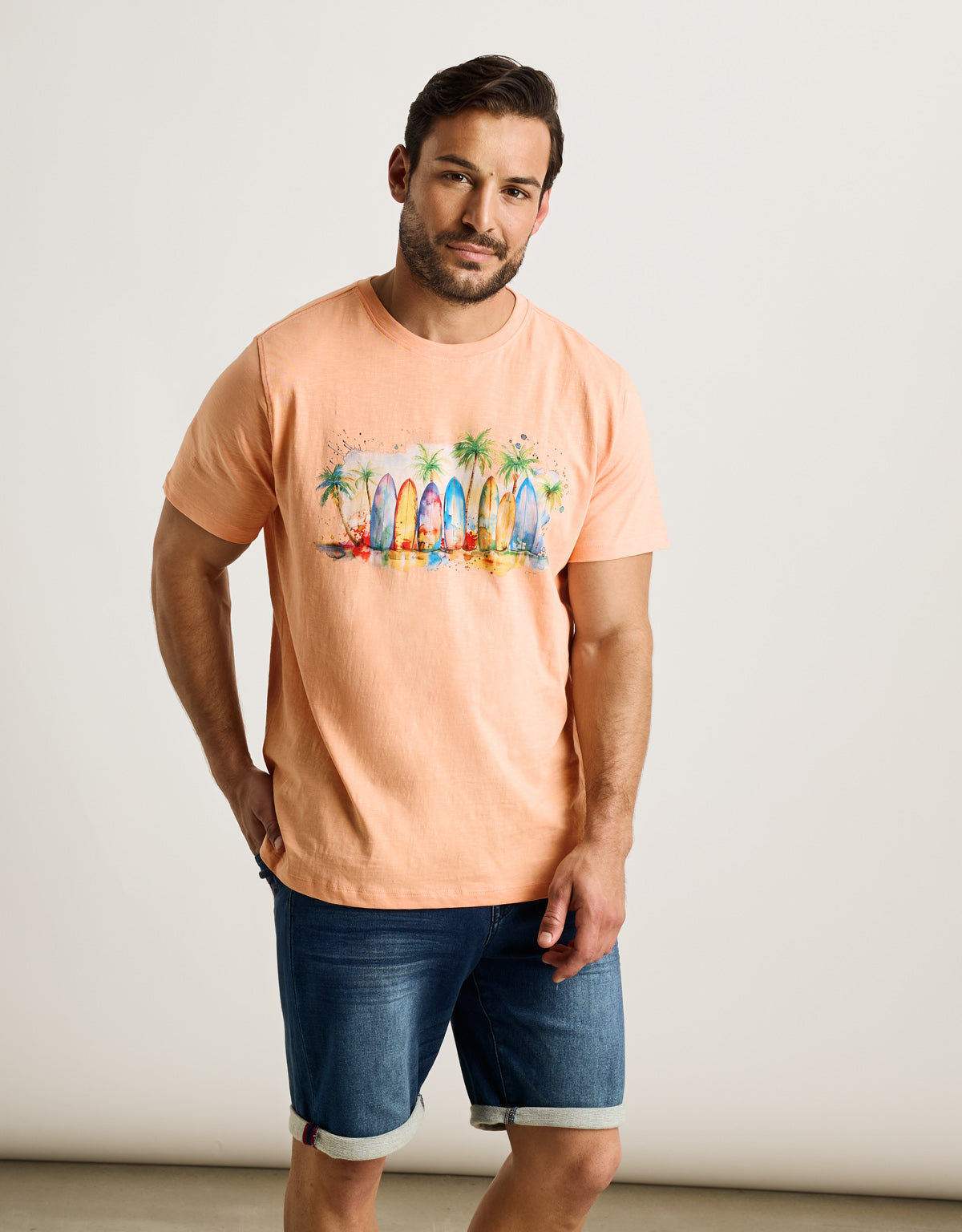 Camiseta Manga Corta Naranja - Kulick