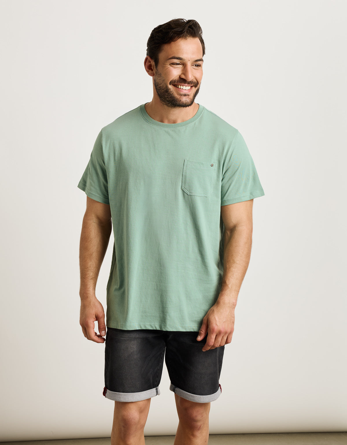 Camiseta Manga Corta Azul Verde - Astro