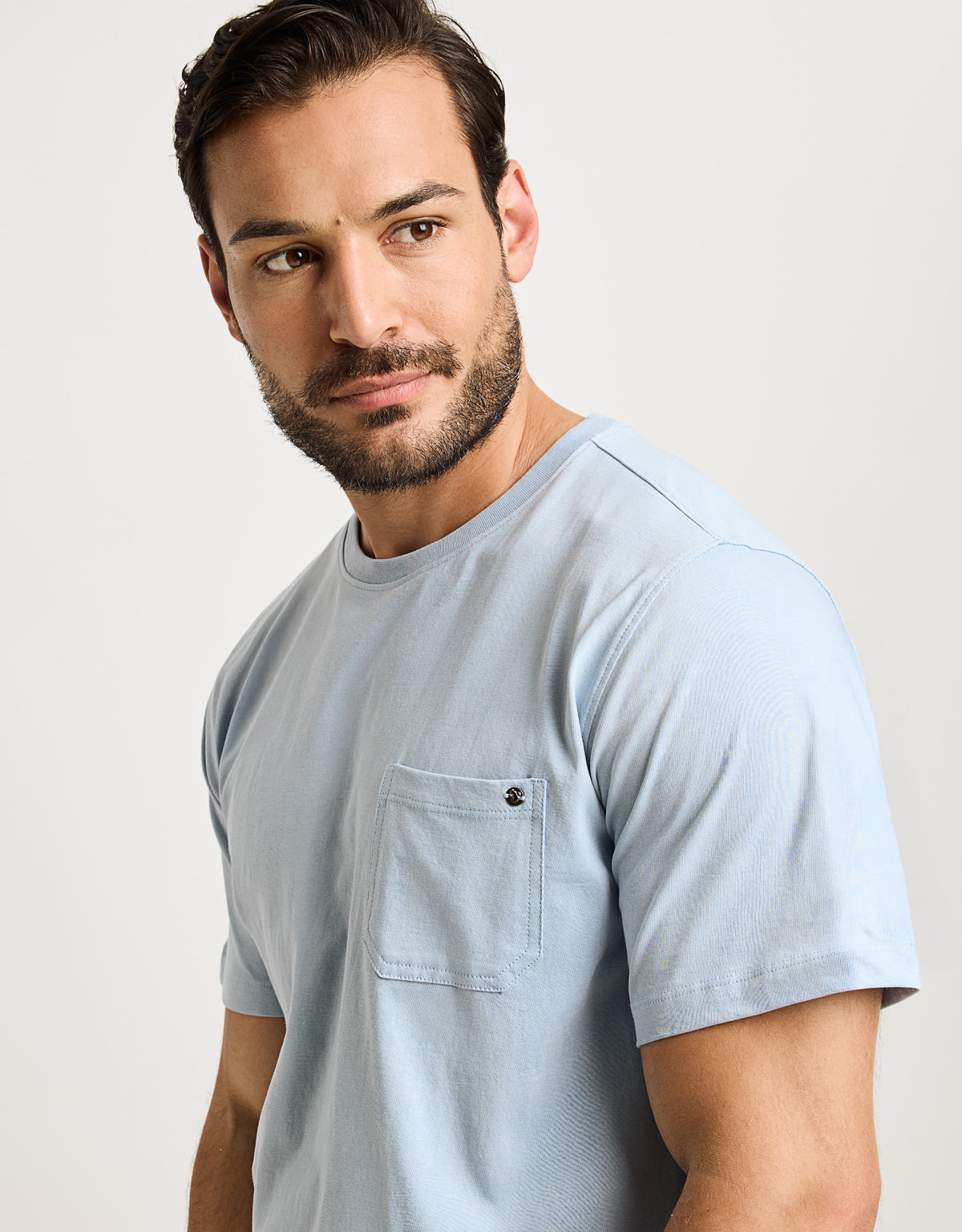 Camiseta Manga Corta Azul Celeste - Astro