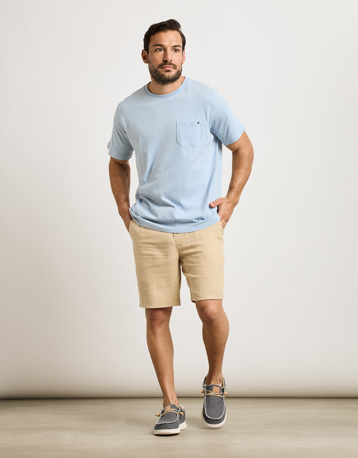 Camiseta Manga Corta Azul Celeste - Astro