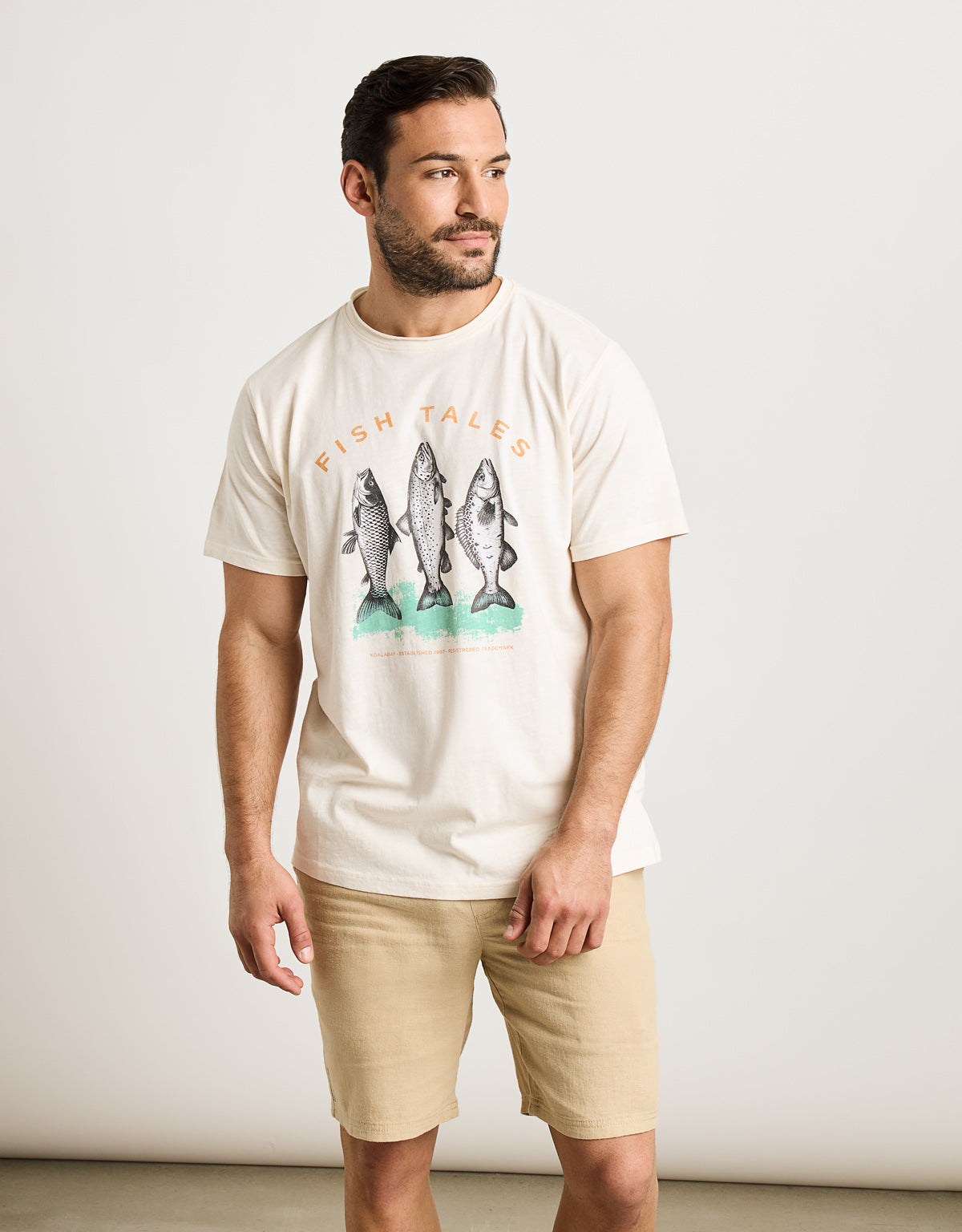 Camiseta Manga Corta Beige - Tales