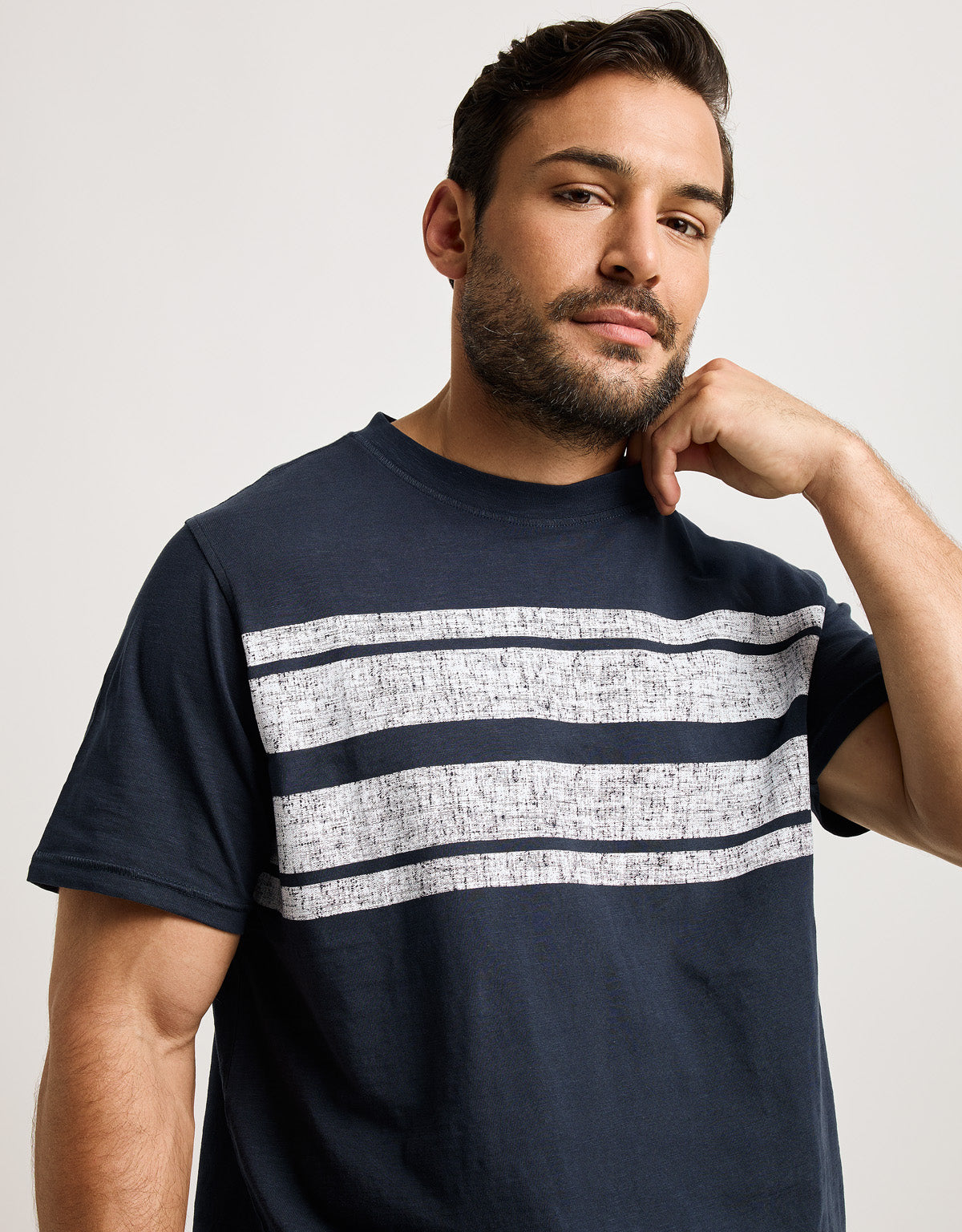 Camiseta Manga Corta Azul Marino - Foilmil 2