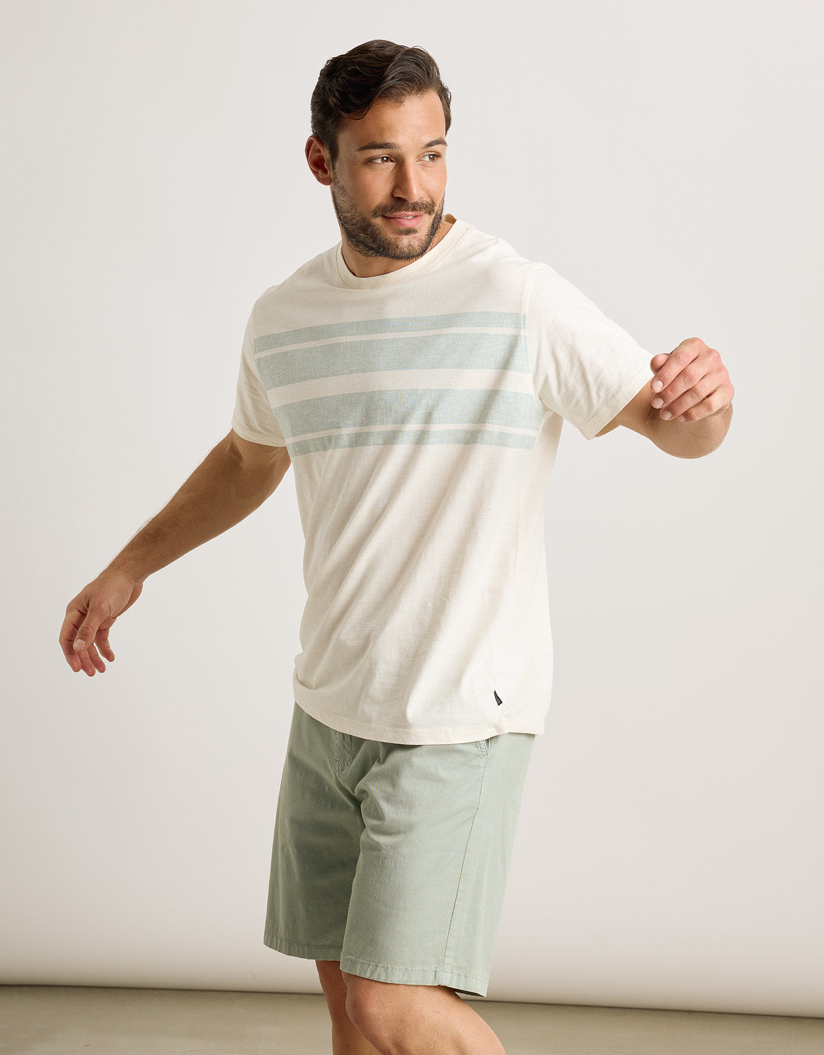 Camiseta Manga Corta Azul Celeste - Foilmil 4