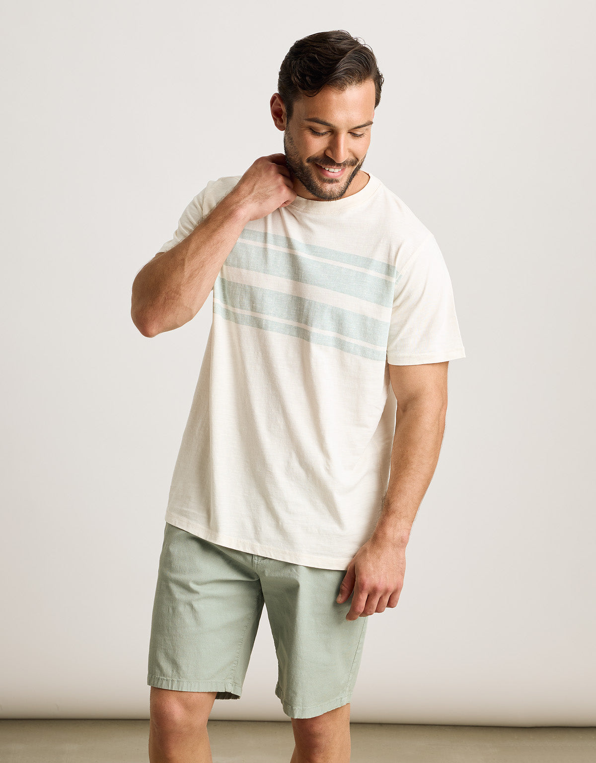 Camiseta Manga Corta Azul Celeste - Foilmil