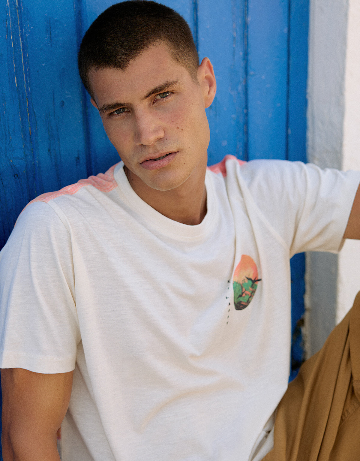 Camiseta Manga Corta Naranja - Seagulsun