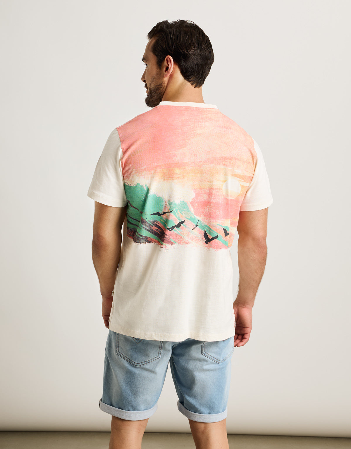 Camiseta Manga Corta Naranja - Seagulsun