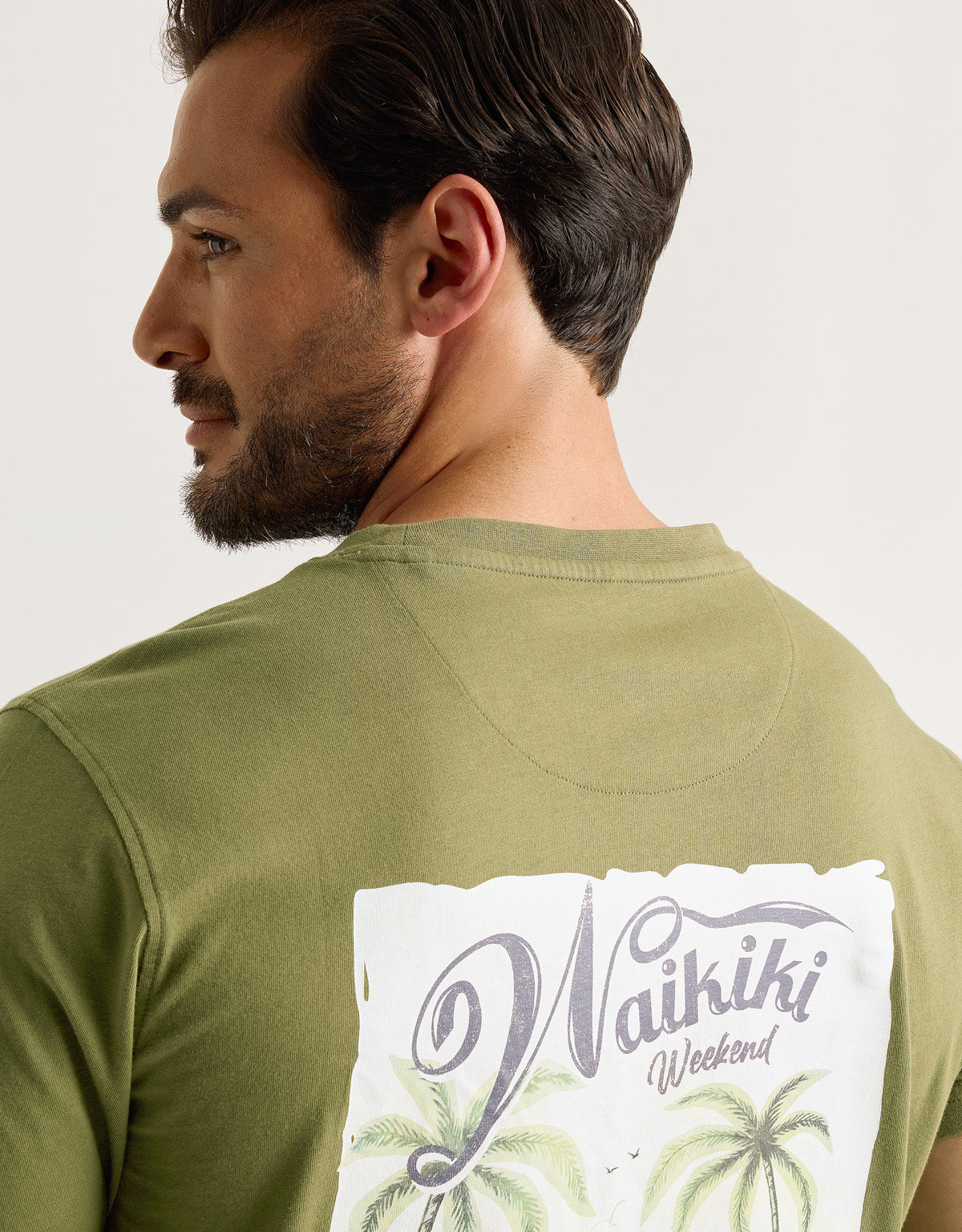 Camiseta Manga Corta Caqui - Dawes 5