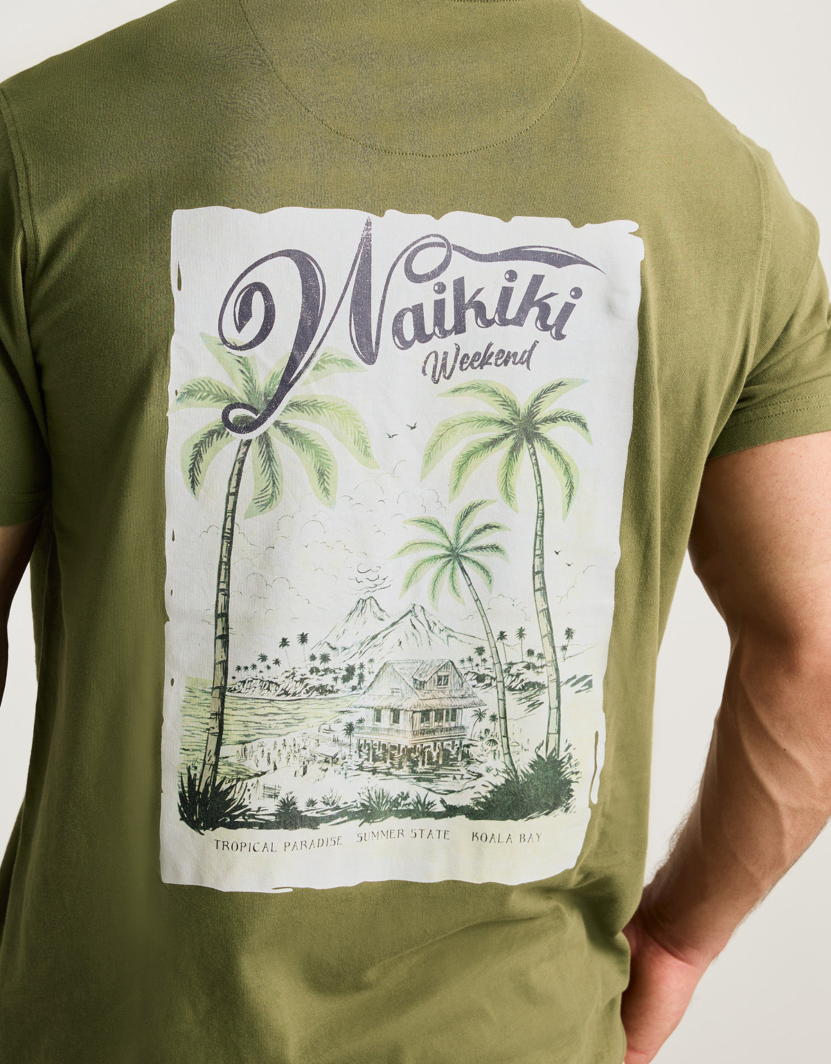 Camiseta Manga Corta Caqui - Dawes 2