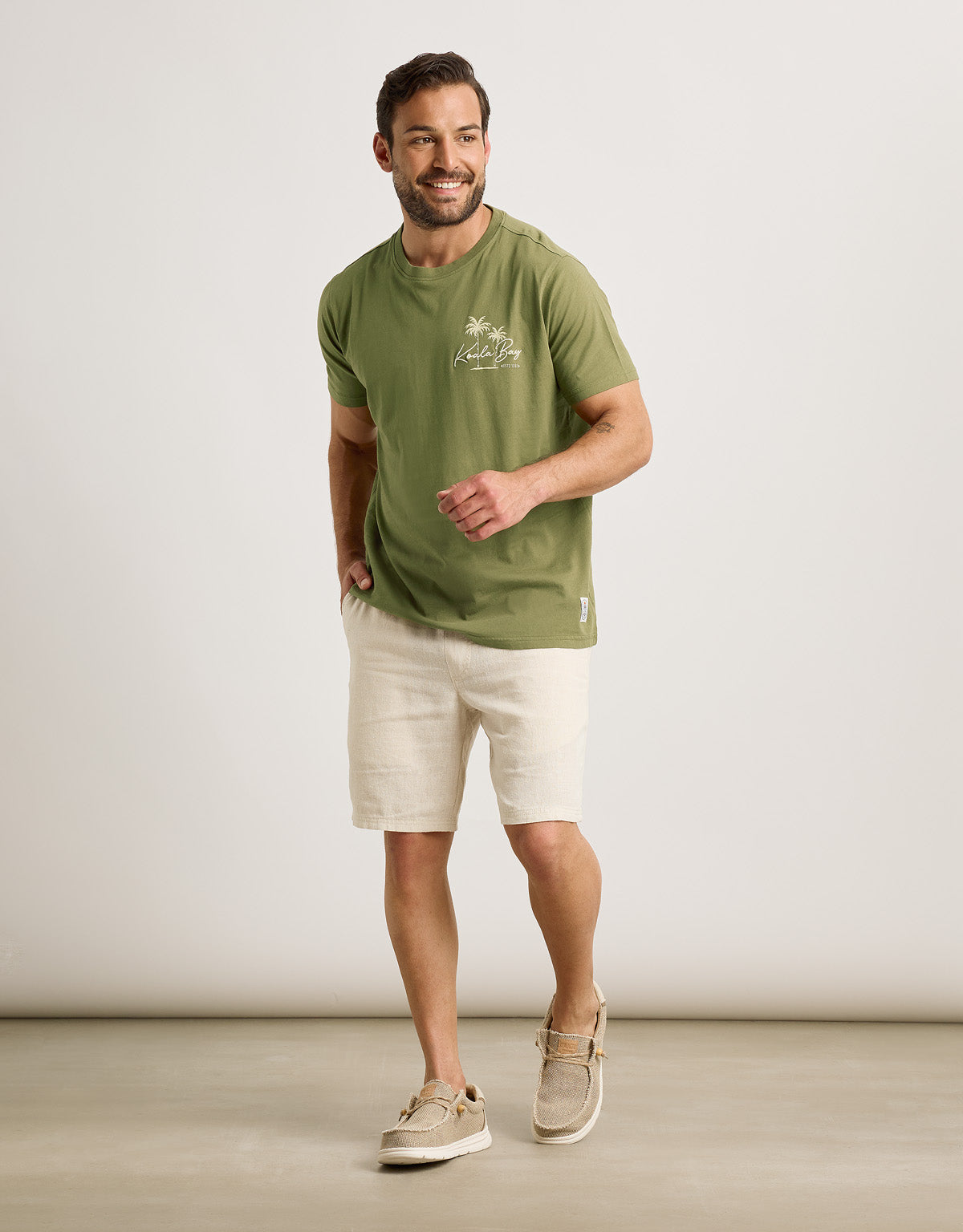 Camiseta Manga Corta Caqui - Dawes 8