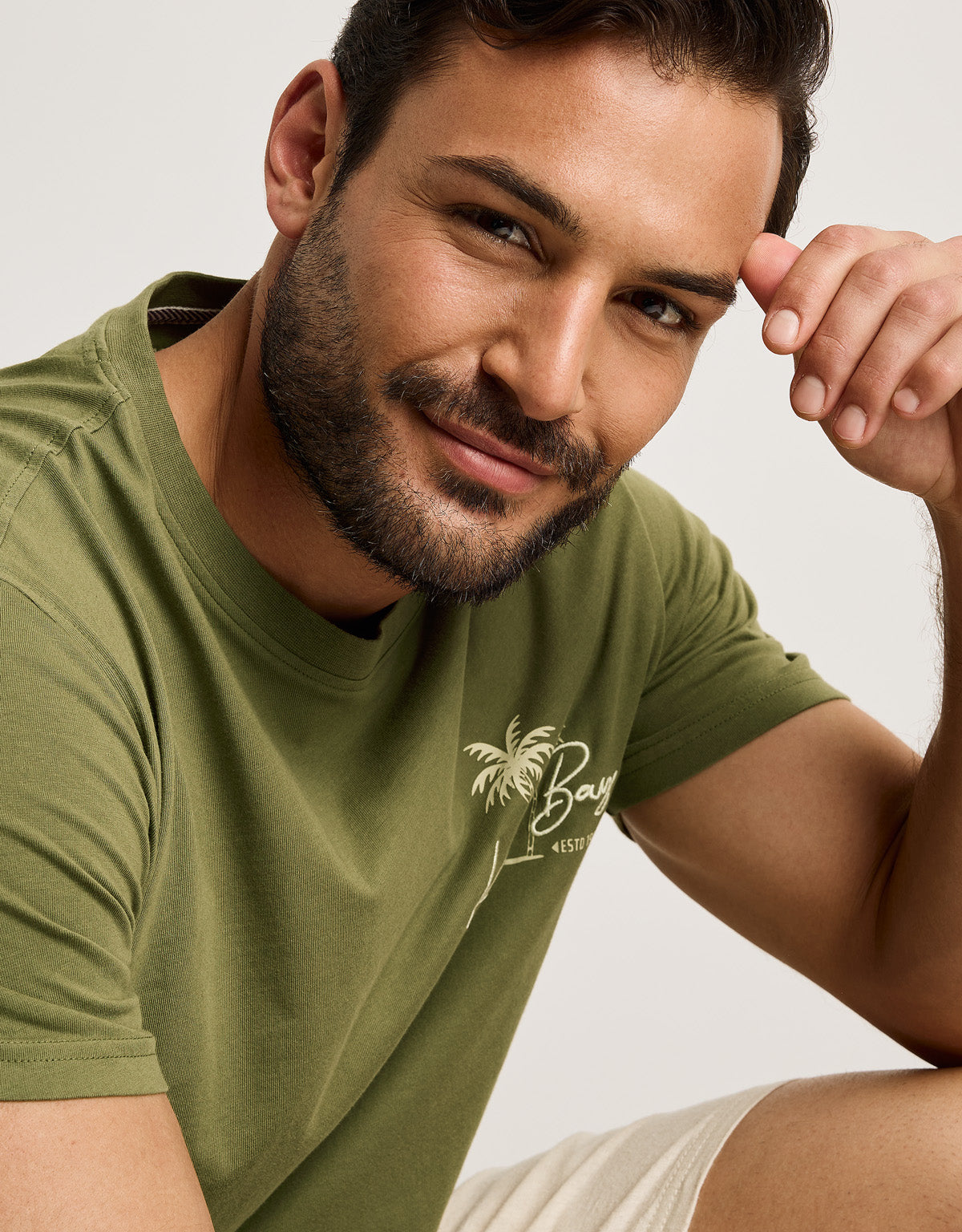 Camiseta Manga Corta Caqui - Dawes 7