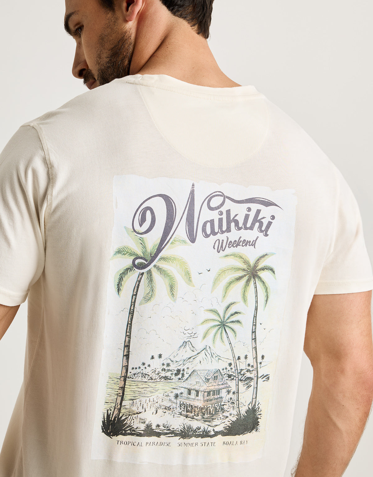 Camiseta Manga Corta Off White - Dawes 5