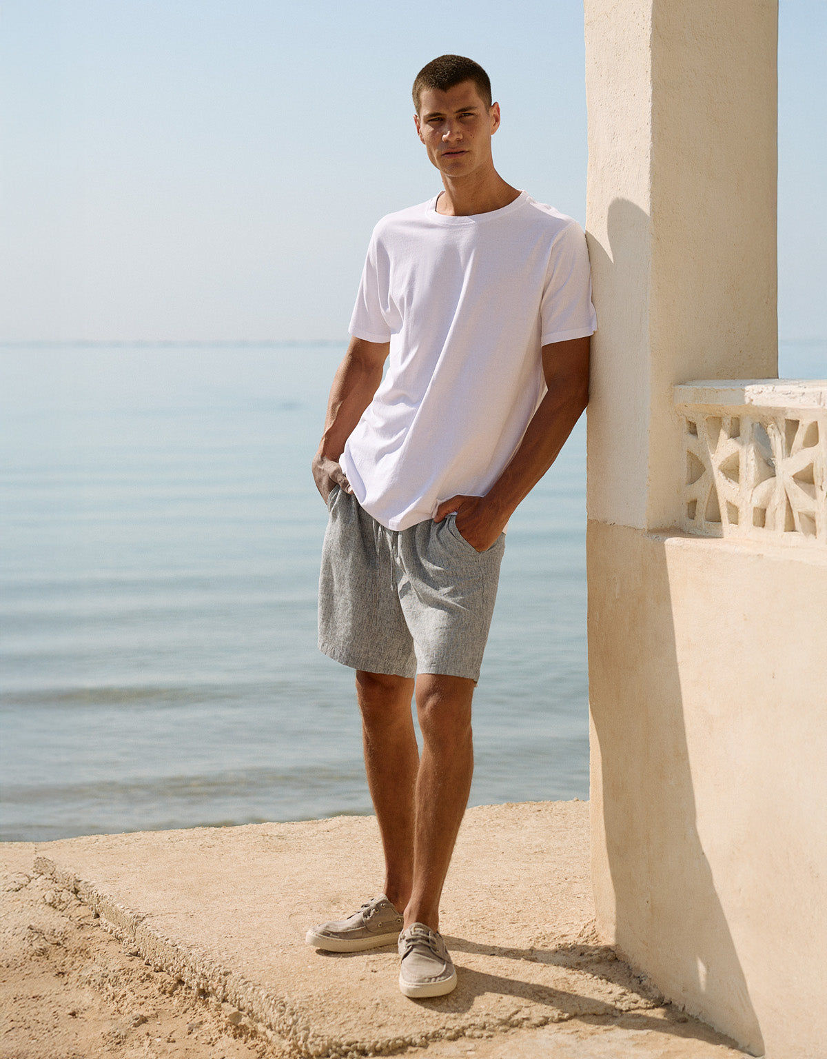 Camiseta Manga Corta Blanco - Etern 5