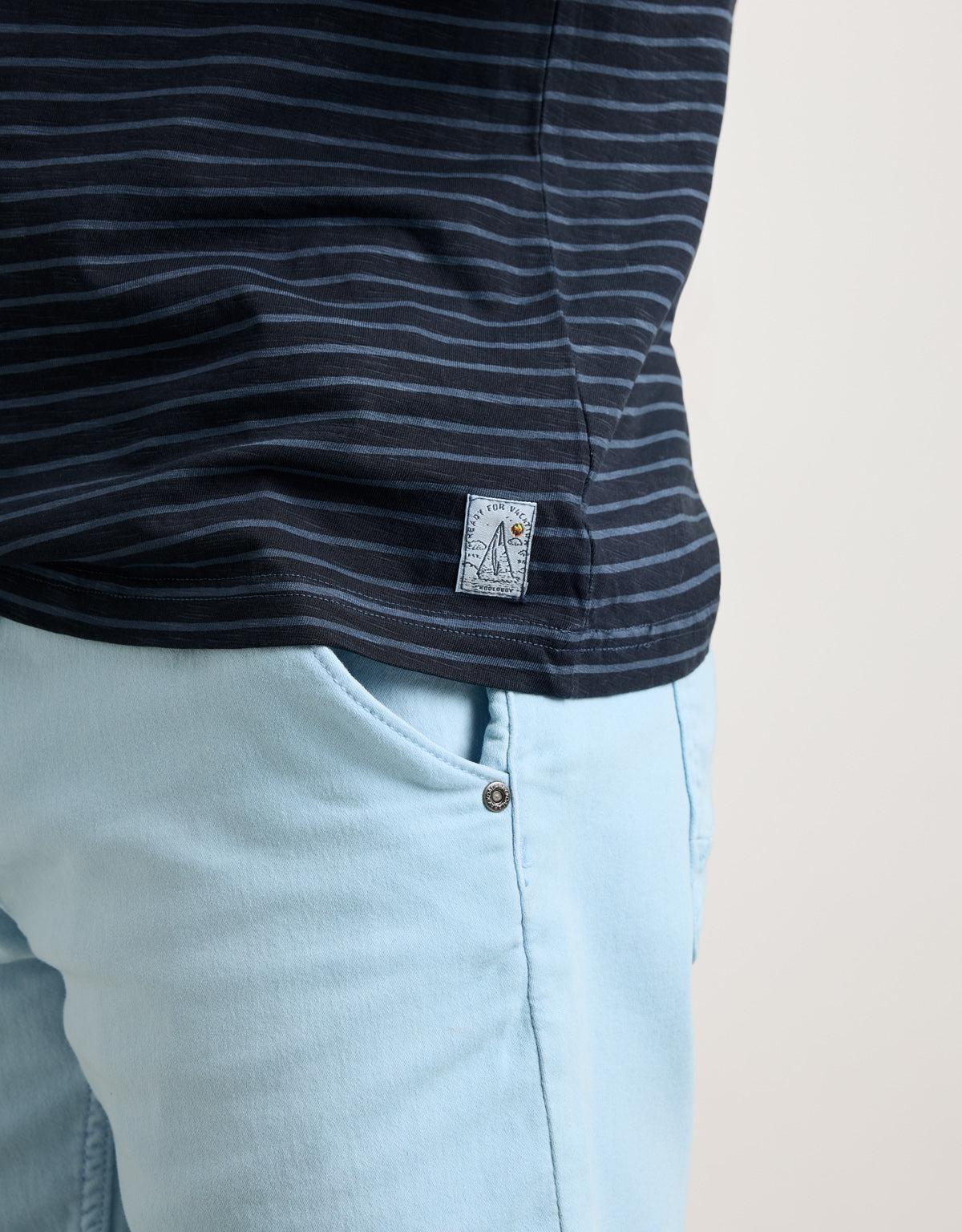 Camiseta Manga Corta Azul Marino - Wetisala